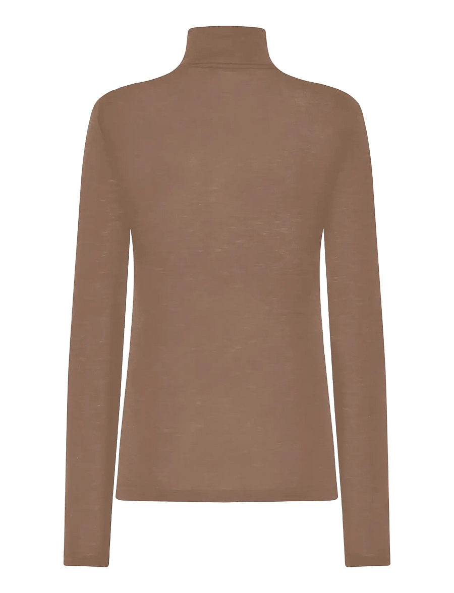 Minimum - Pernilles turtleneck 3736 - rudens drabužiai - 1815 shitake - 1