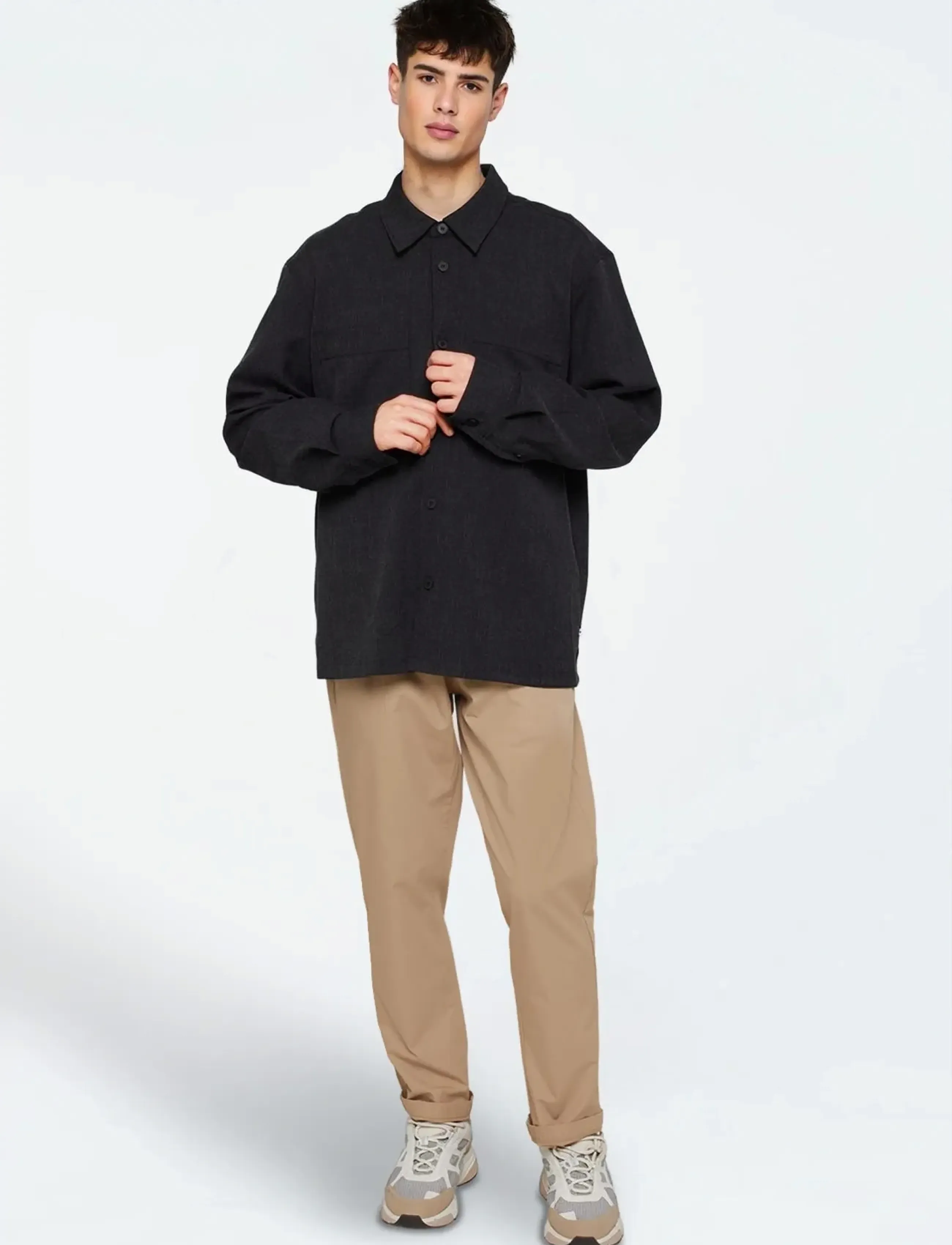 Minimum - Maxson shirt 4383 - syntymäpäivälahjat - 999 black - 3