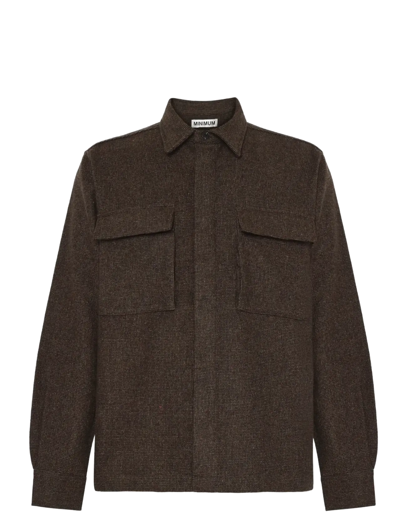 Minimum Maxson shirt 4408 - Overshirts - 1815 SHITAKE / brown
