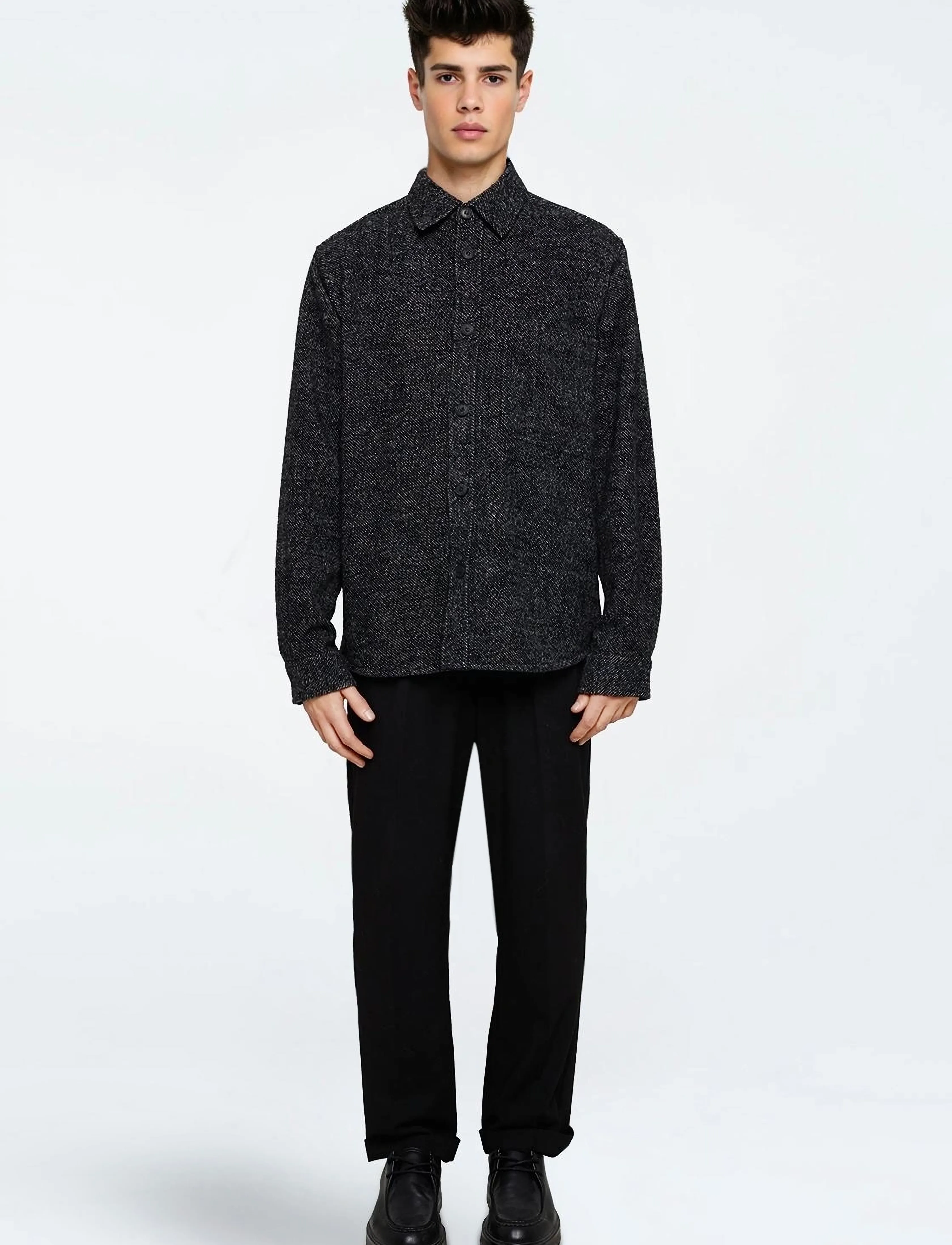 Minimum - Alonso shirt 4401 - herren - 999 black - 3