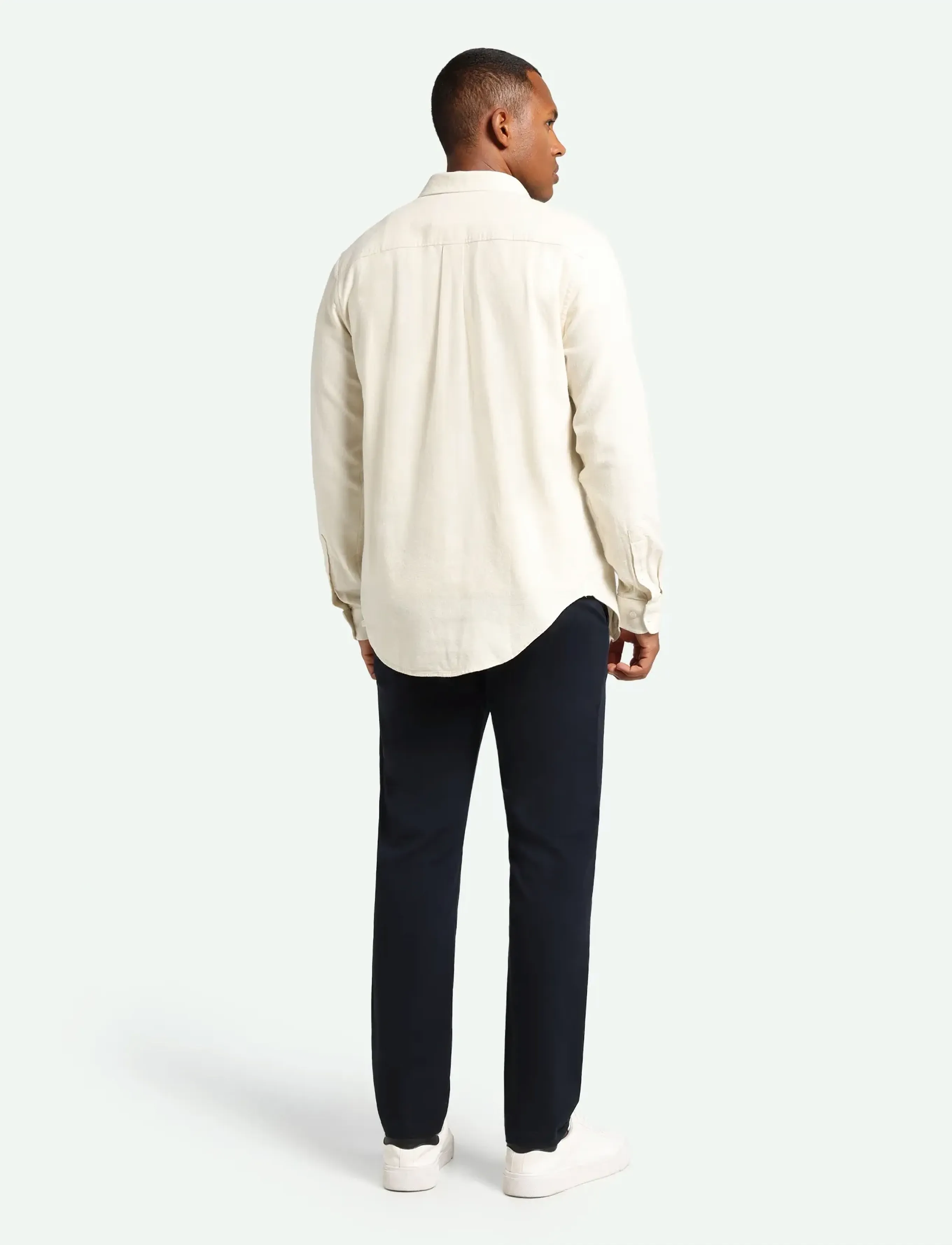 Minimum - Colt 3760 Shirt - mænd - 004 broken white - 4