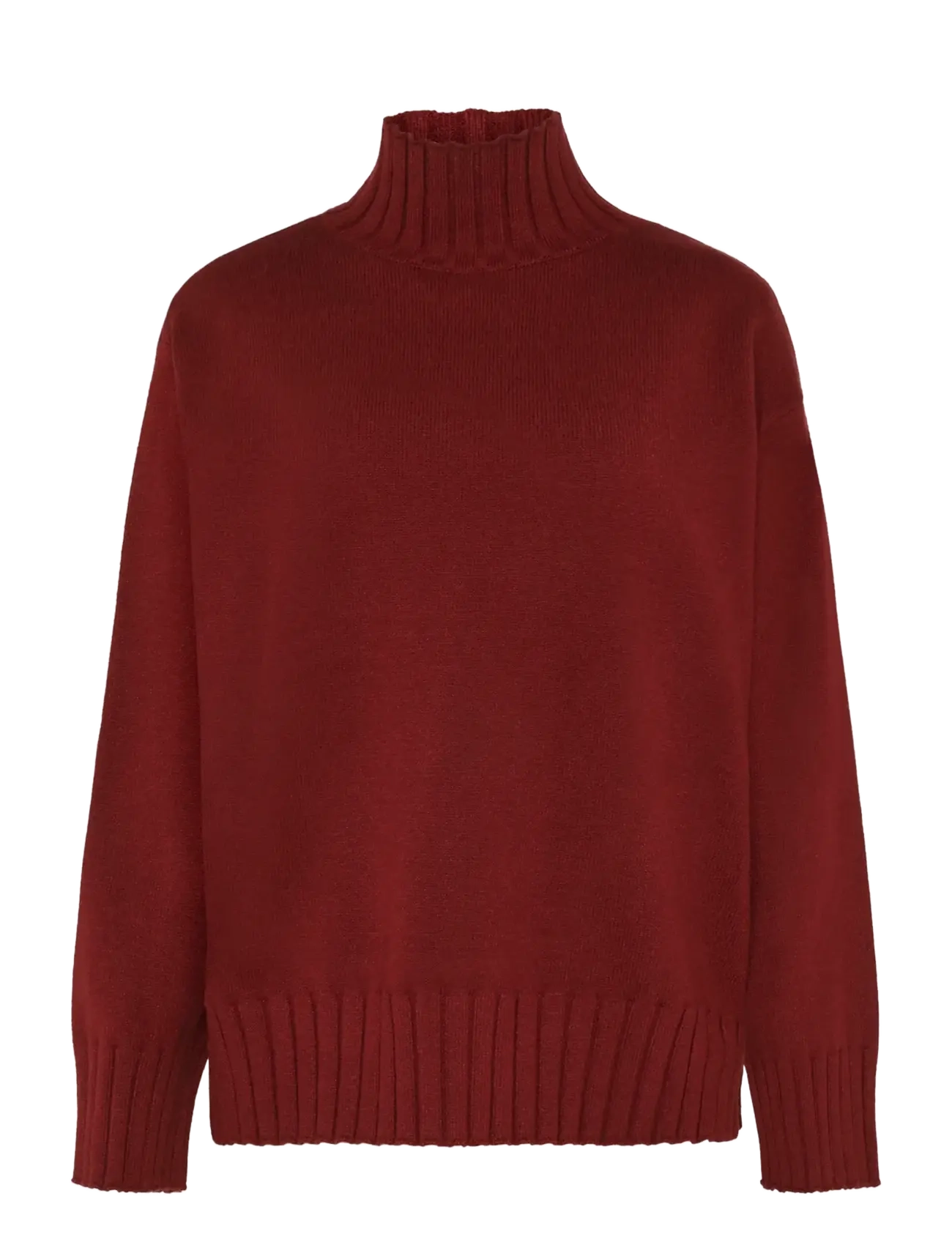 MINIMUM Darcys 3448 Rollkragen Burgundy - M - Damen
