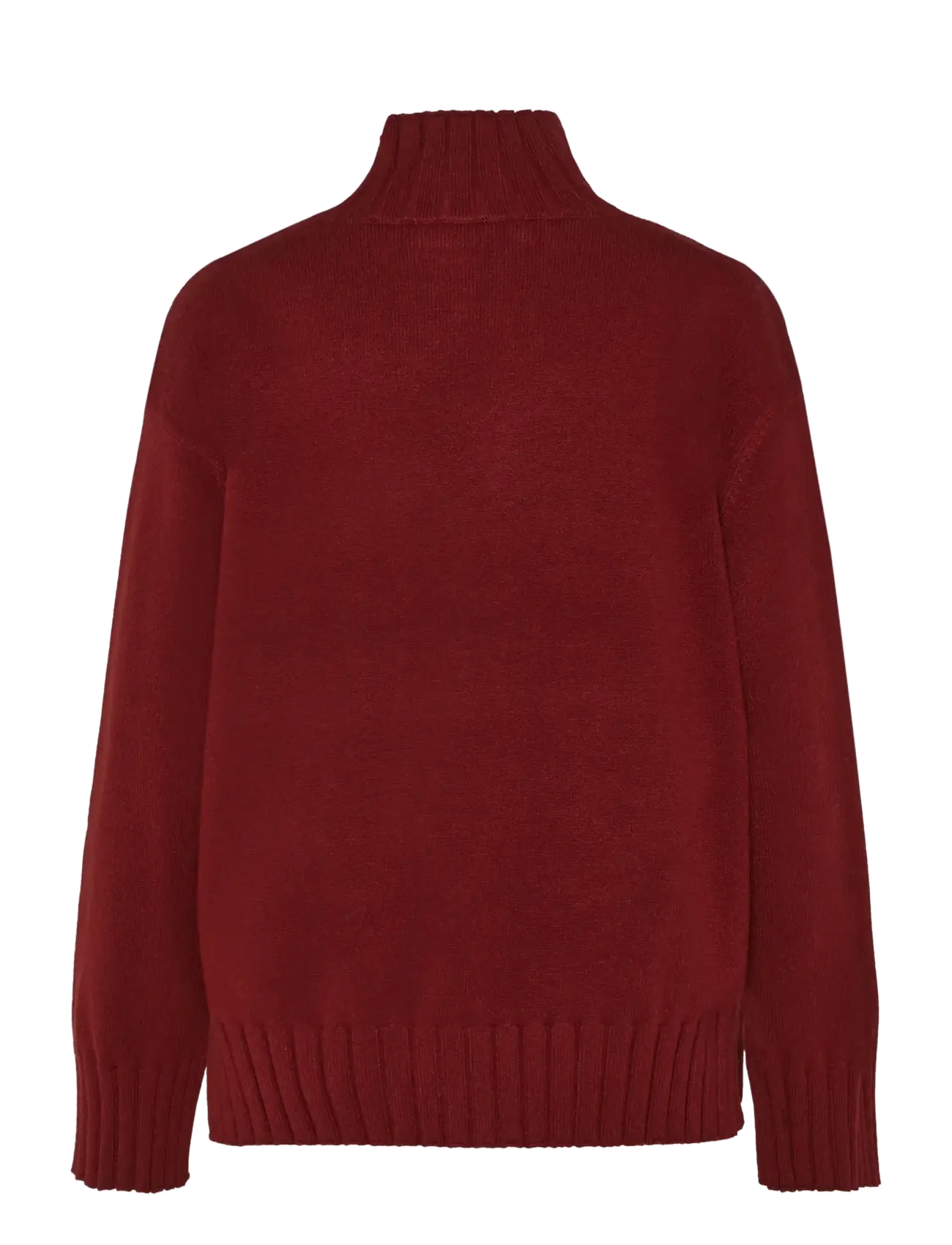 Minimum - Darcys 3448 Turtleneck - rollkragenpullover - 1534 merlot - 2