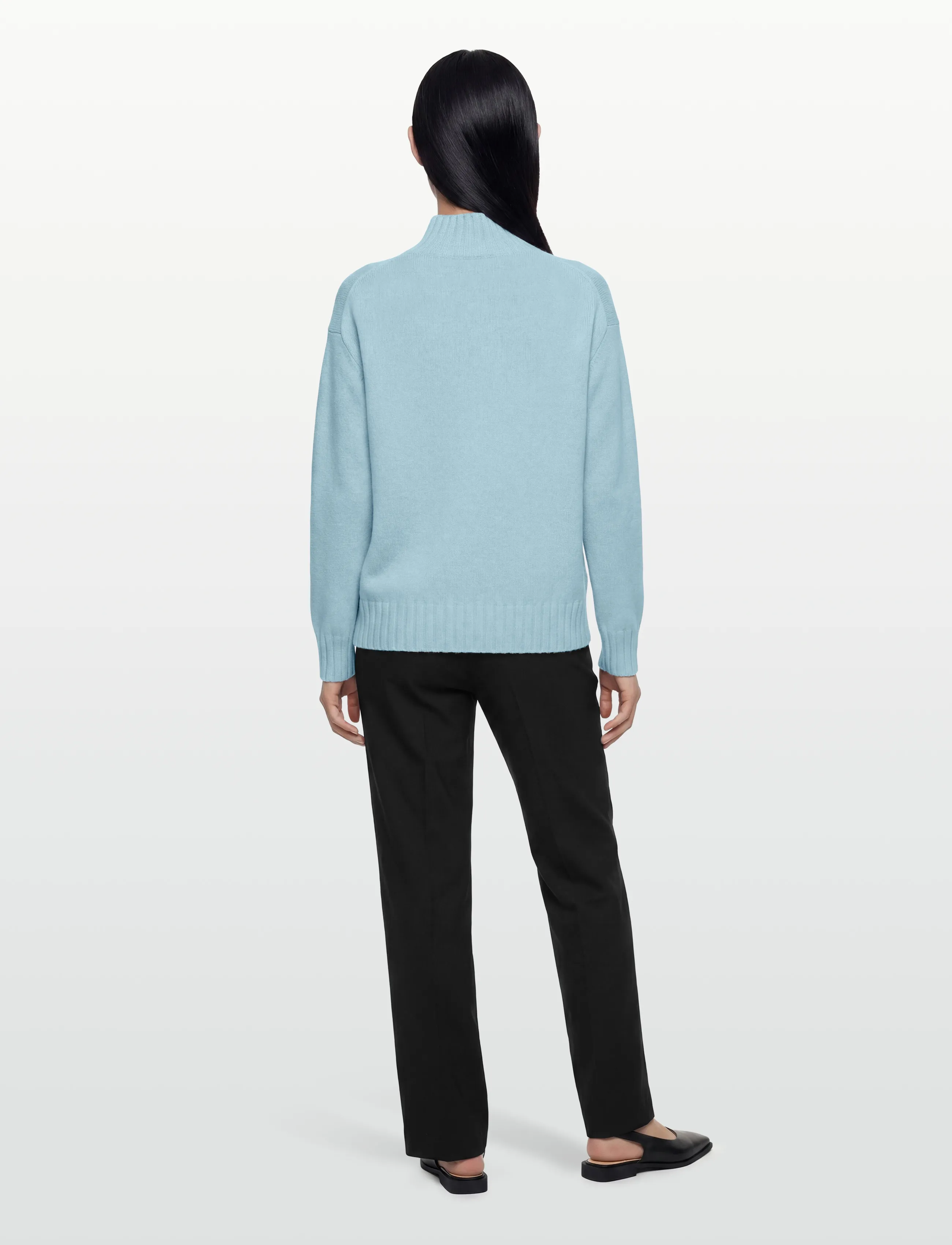 Minimum - Darcys 3448 Turtleneck - polotröjor - 4307 winter sky - 4