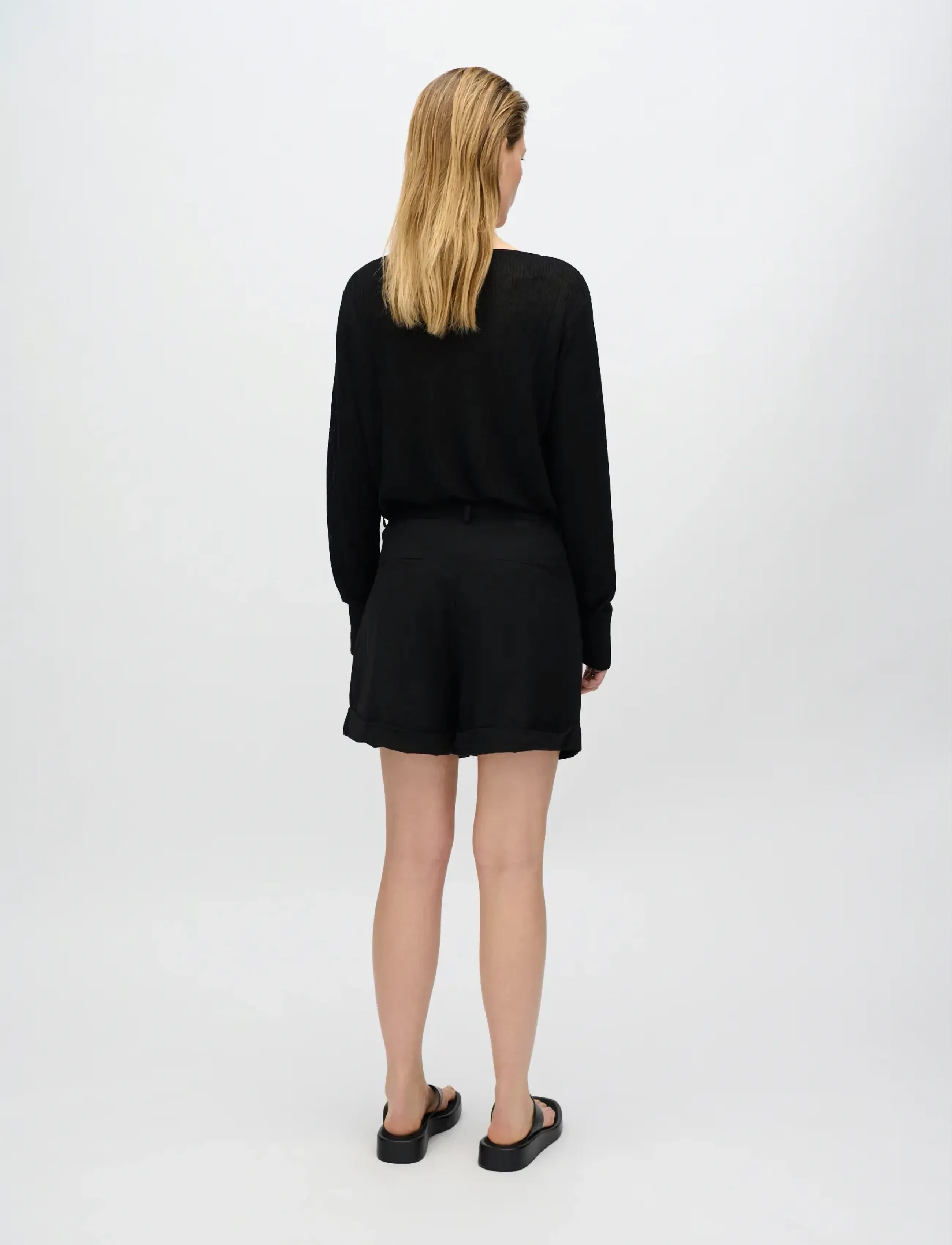 Minimum - Codasa jumper 4152 - långärmade toppar - 999 black - 4