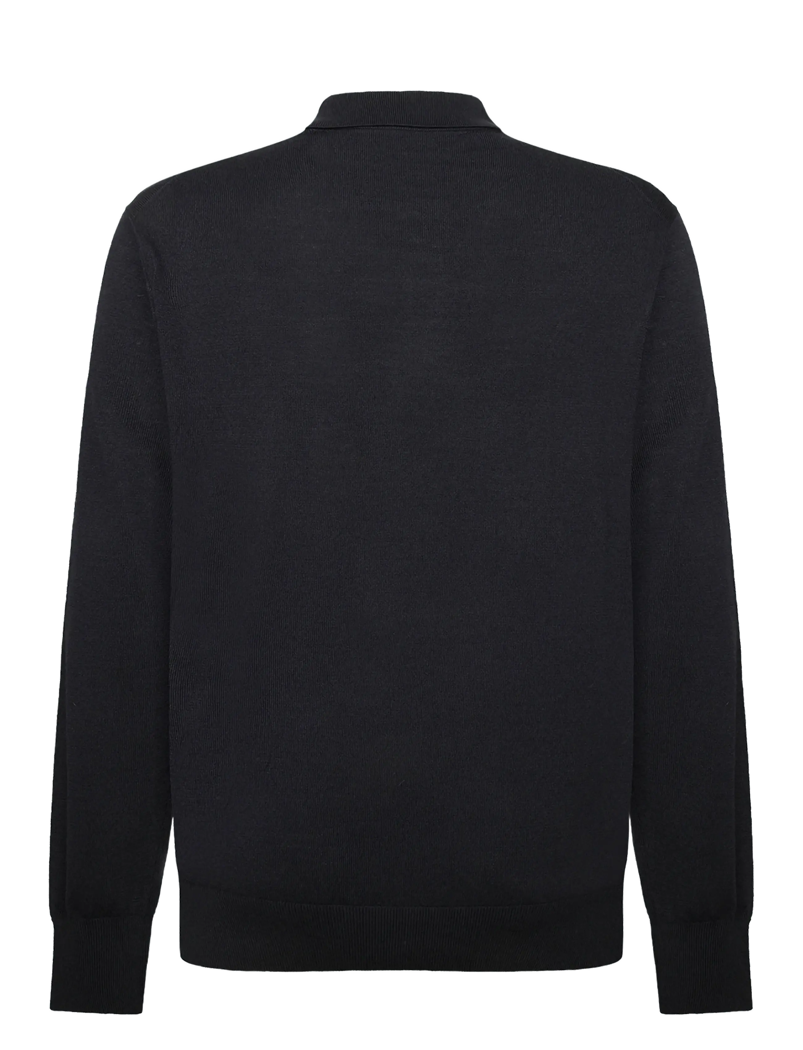 Minimum - Roger polo 3819 - gebreide truien - 999 black - 1