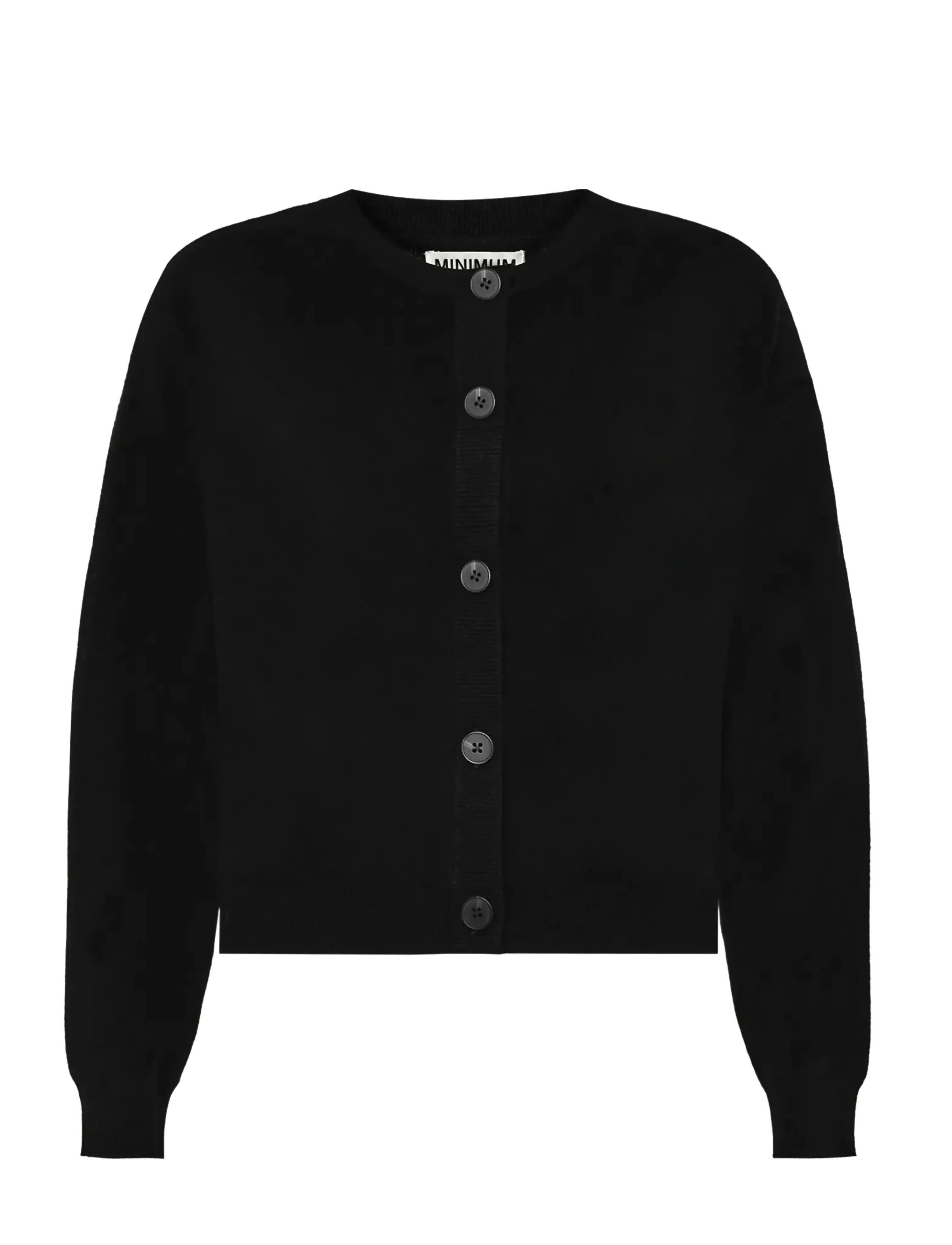 Minimum Assiana cardigan 3801 - Koftor - 999 BLACK / black
