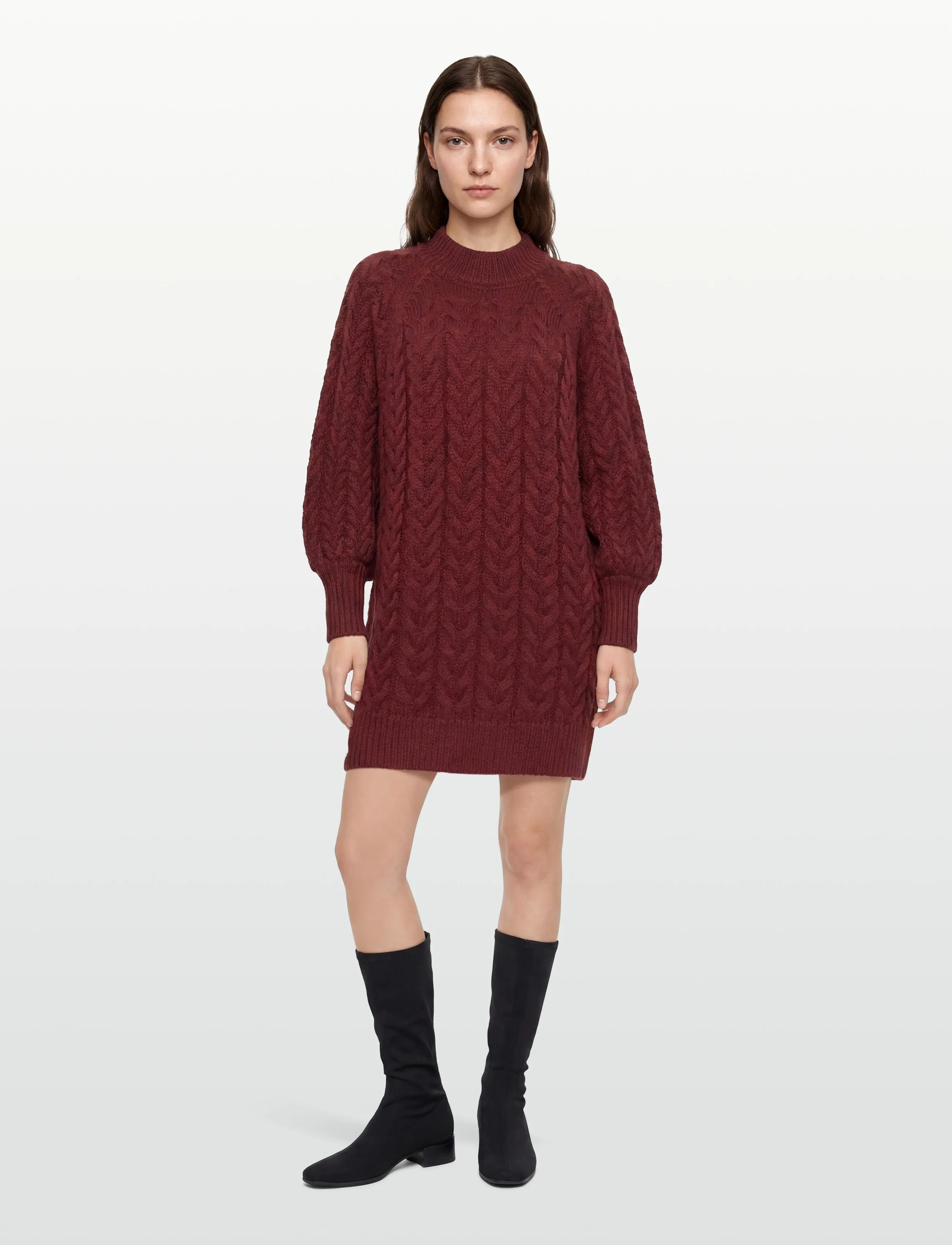 Minimum - Bonnies jumper 3914 - polotröjor - 1534 merlot - 0