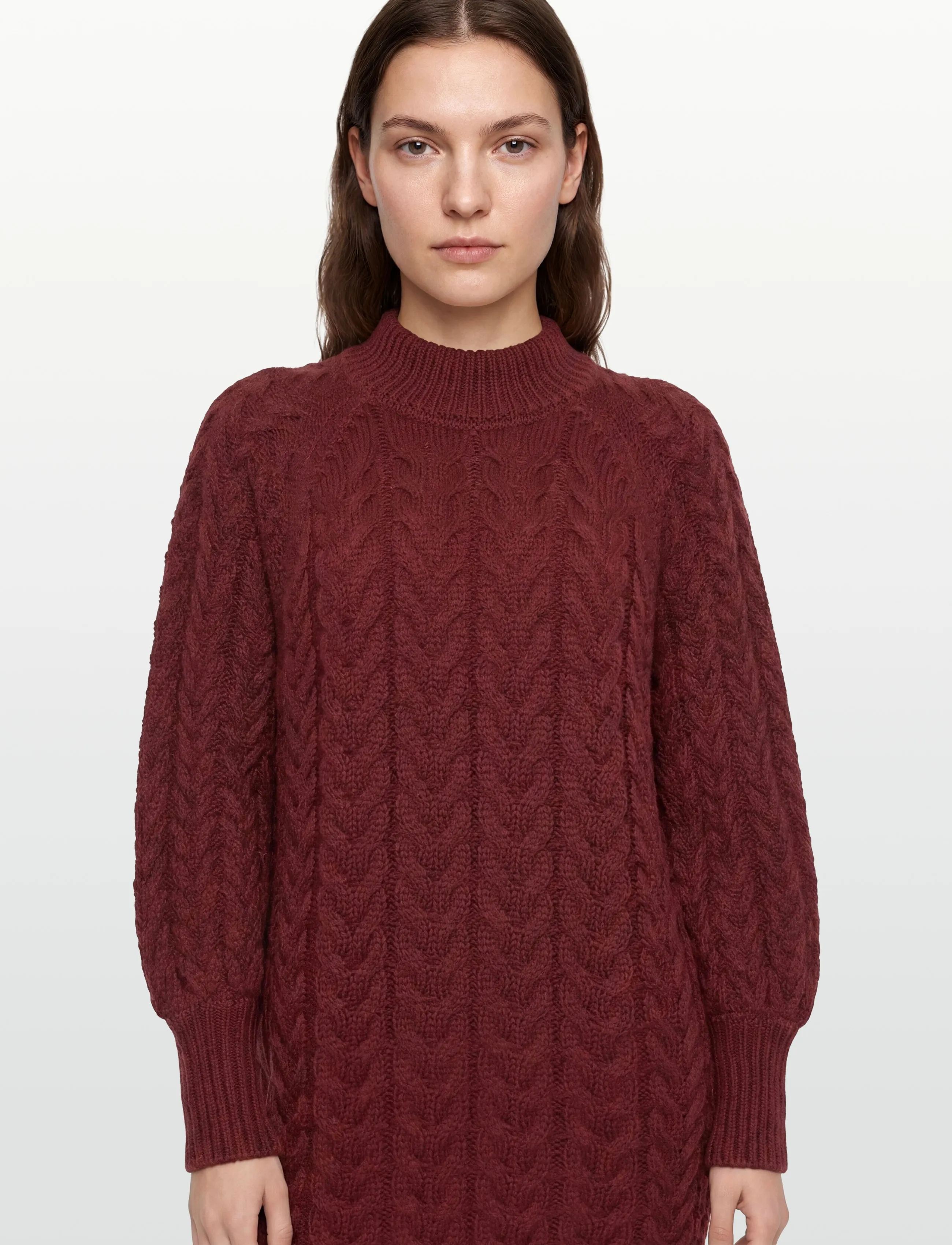 Minimum - Bonnies jumper 3914 - polotröjor - 1534 merlot - 4