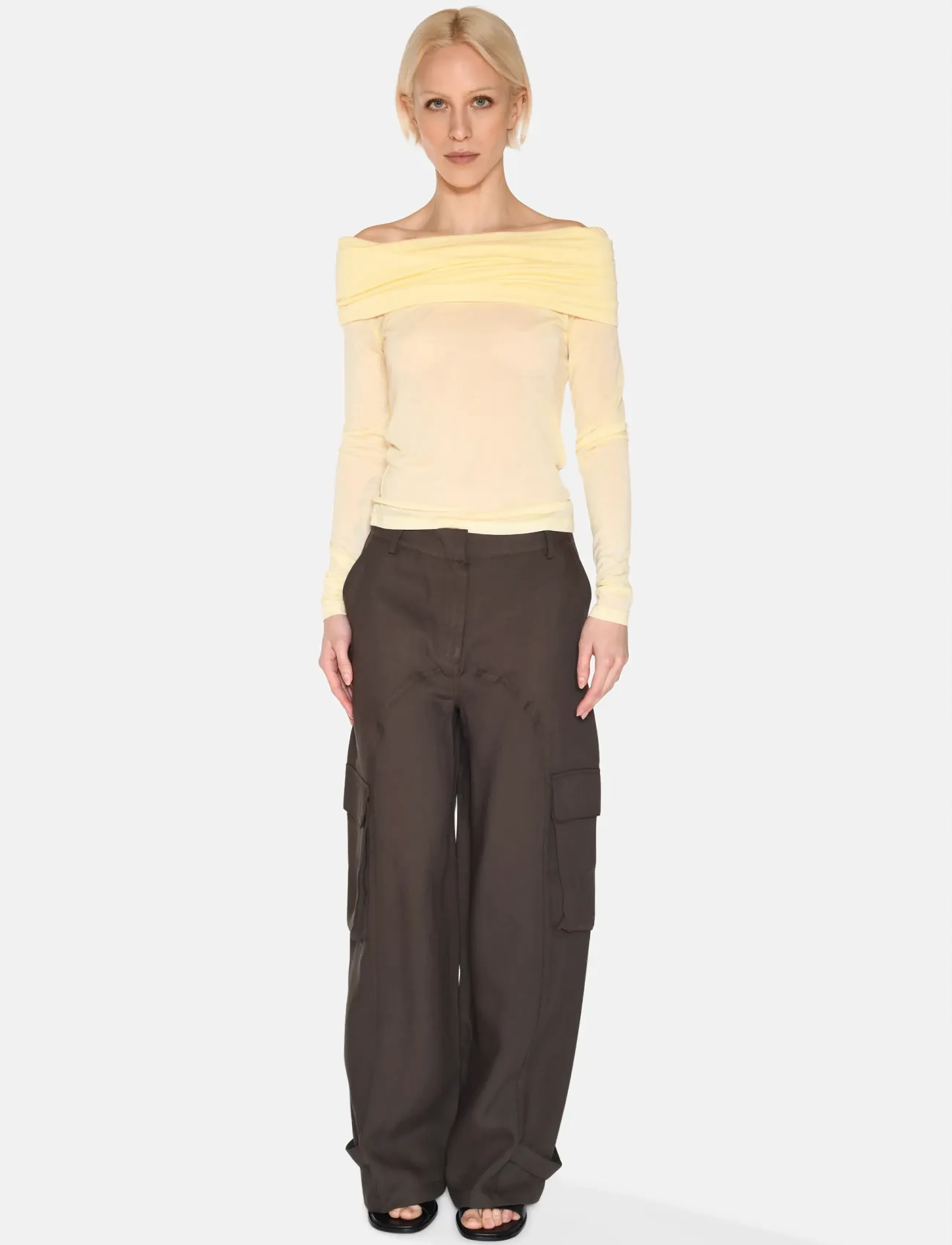 Minimum - Lena t-shirt 4158 - festtoppe - 0619 flan - 3