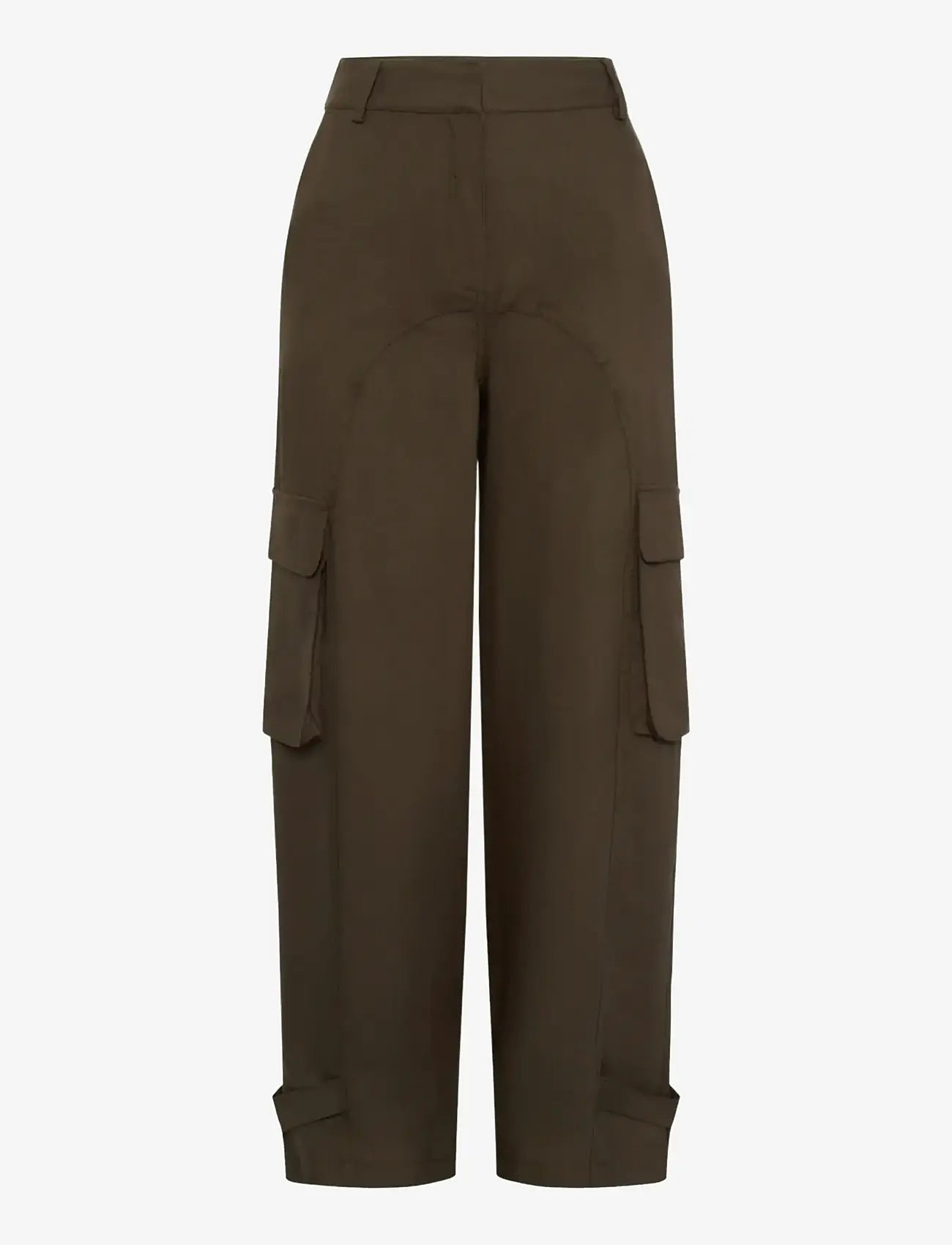 Minimum Emery pants 4136 - Byxor - 0506 BLACK INK / khaki/green