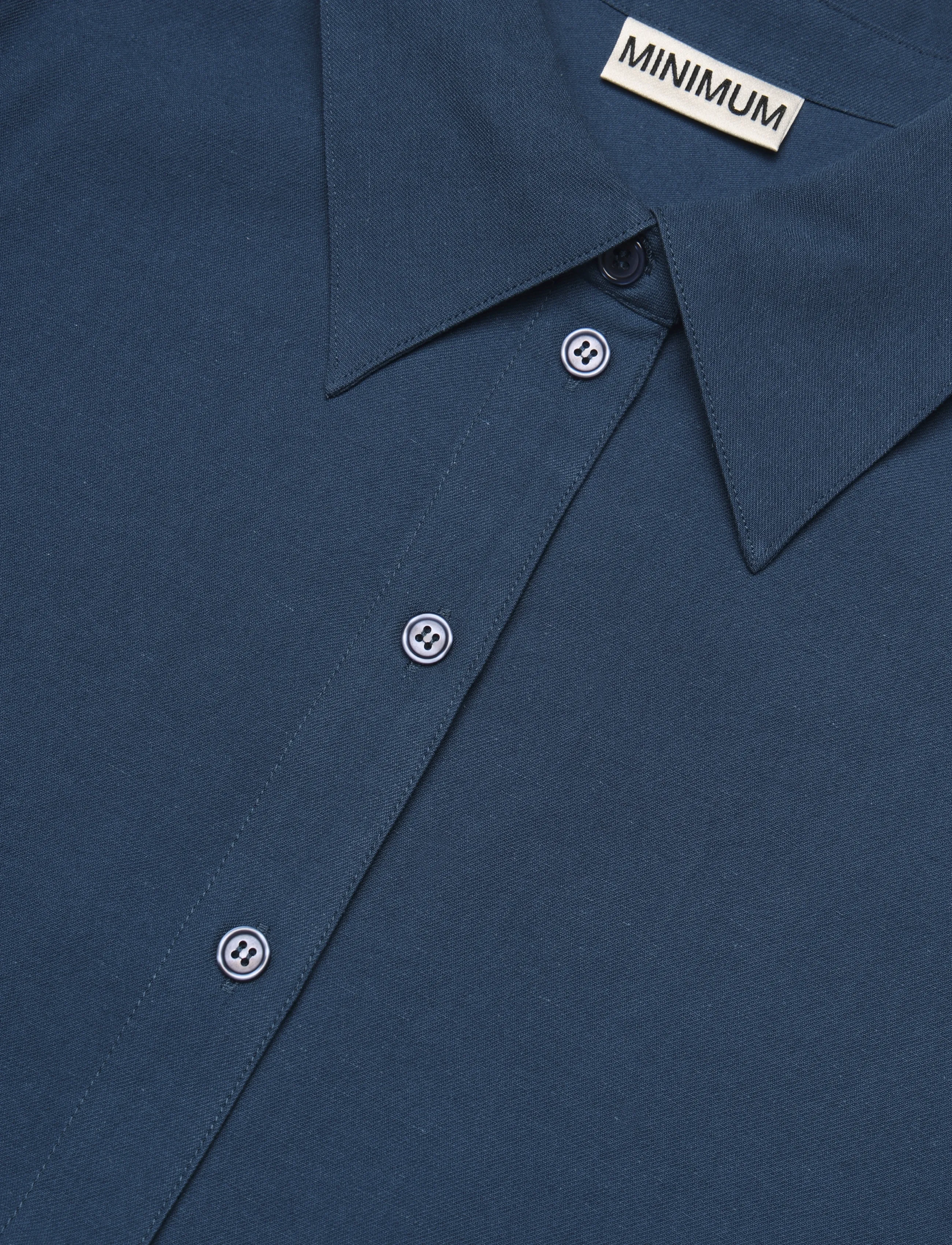Minimum - Reja shirt dress 4429 - sommerkjoler - 4027 insignia blue - 5