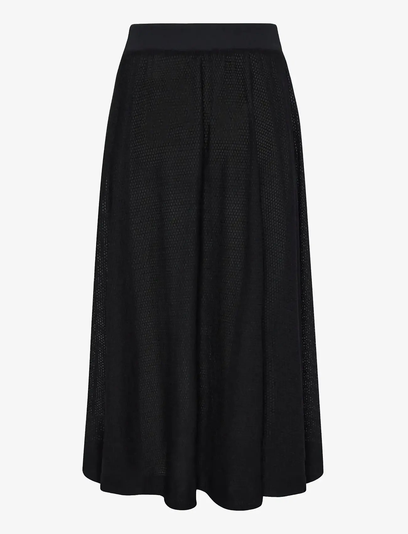 Minimum - Izzy skirt 4156 - midi-röcke - 999 black - 1