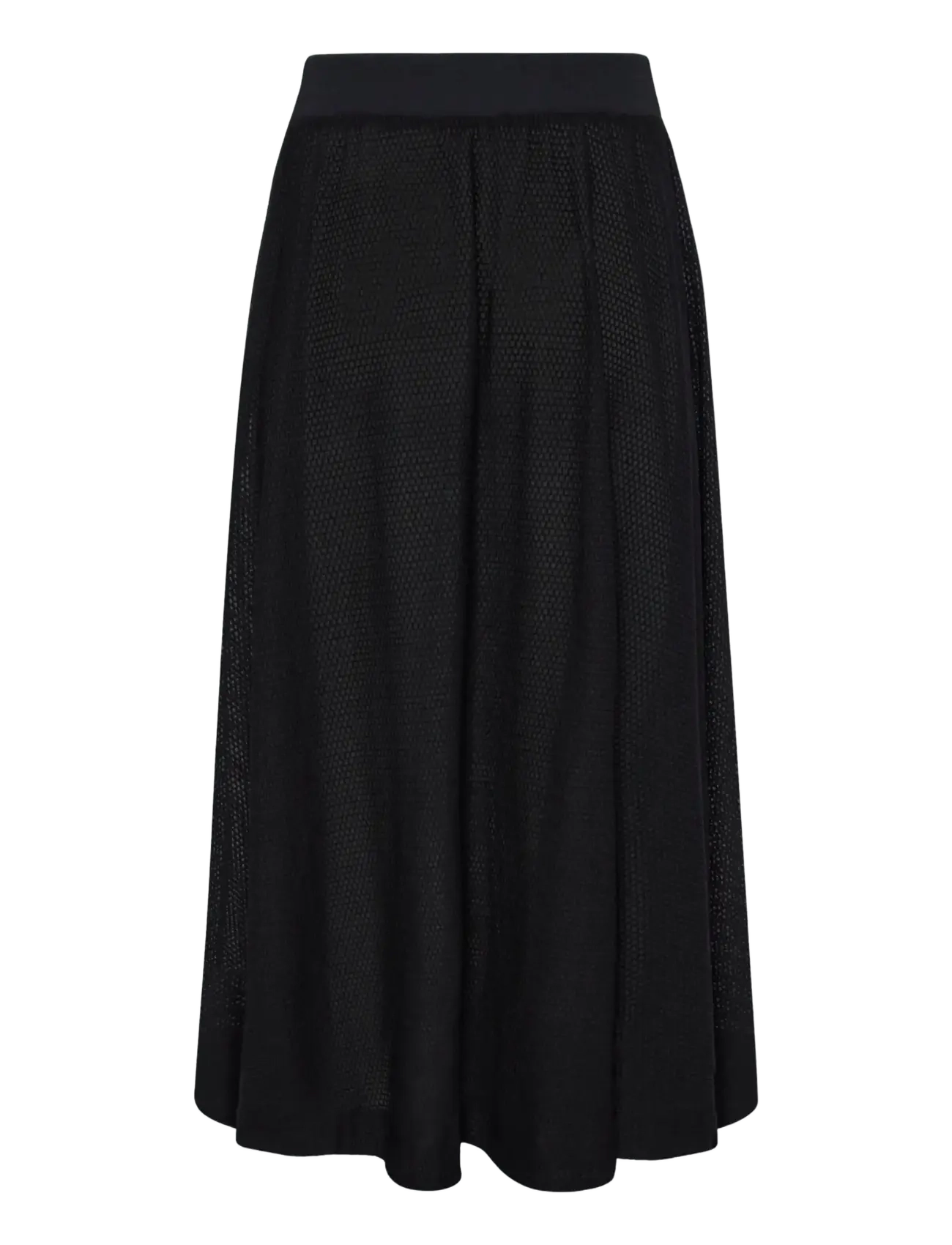 Minimum - Izzy skirt 4156 - midihameet - 999 black - 1