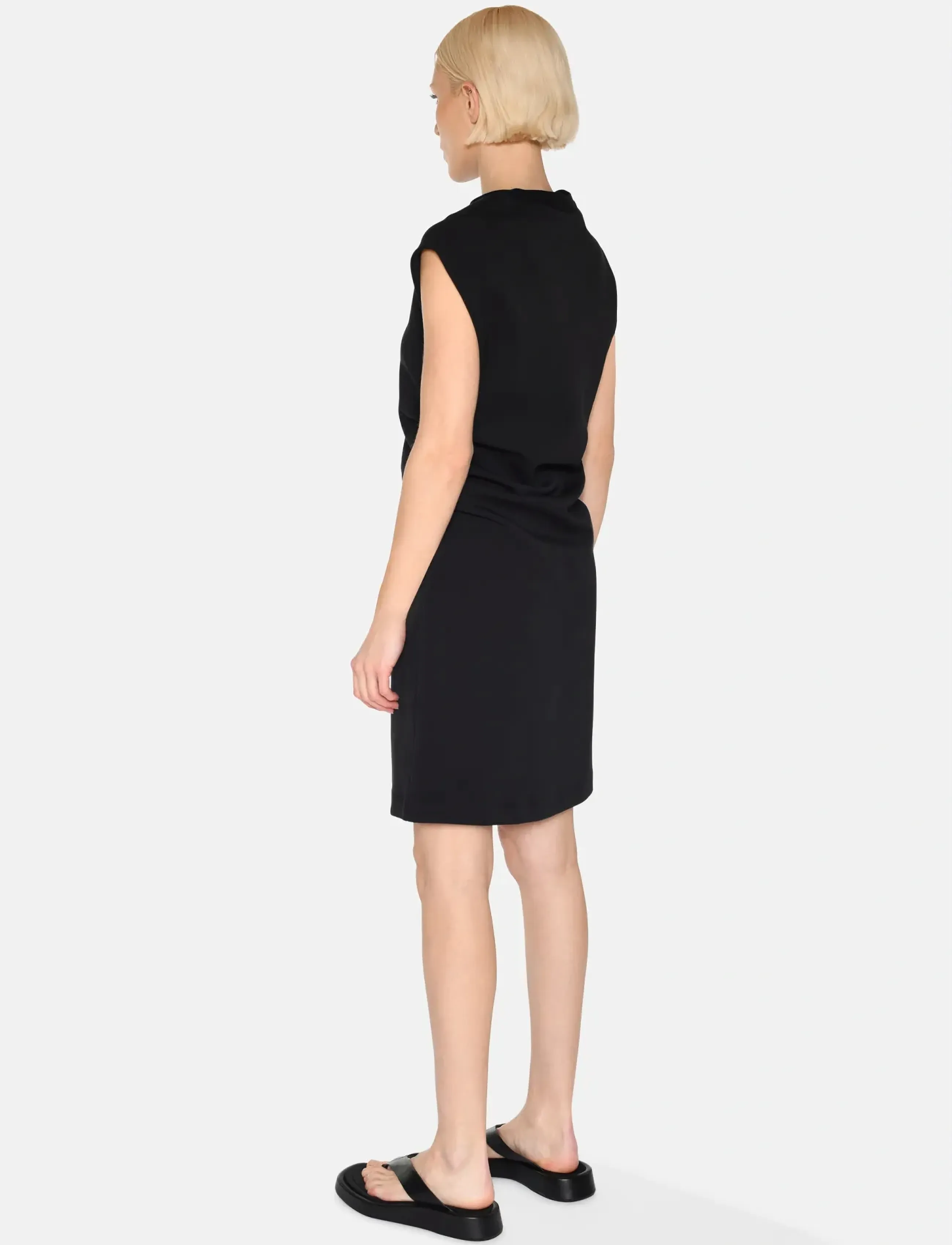 Minimum - Mila dress 3859 - korta klänningar - 999 black - 3