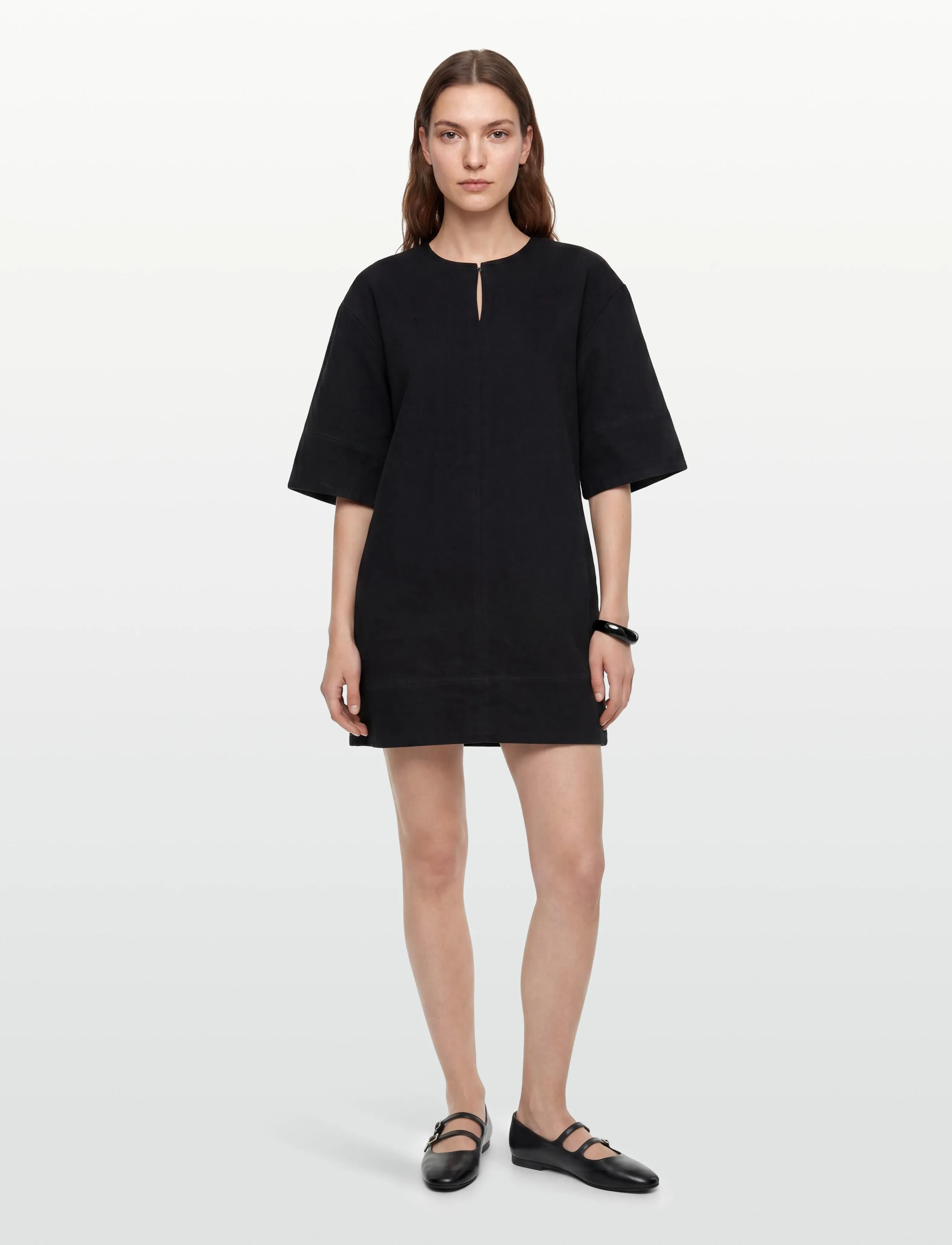 Minimum Wilma dress 4579 - Kurze Kleider - 999 BLACK / black