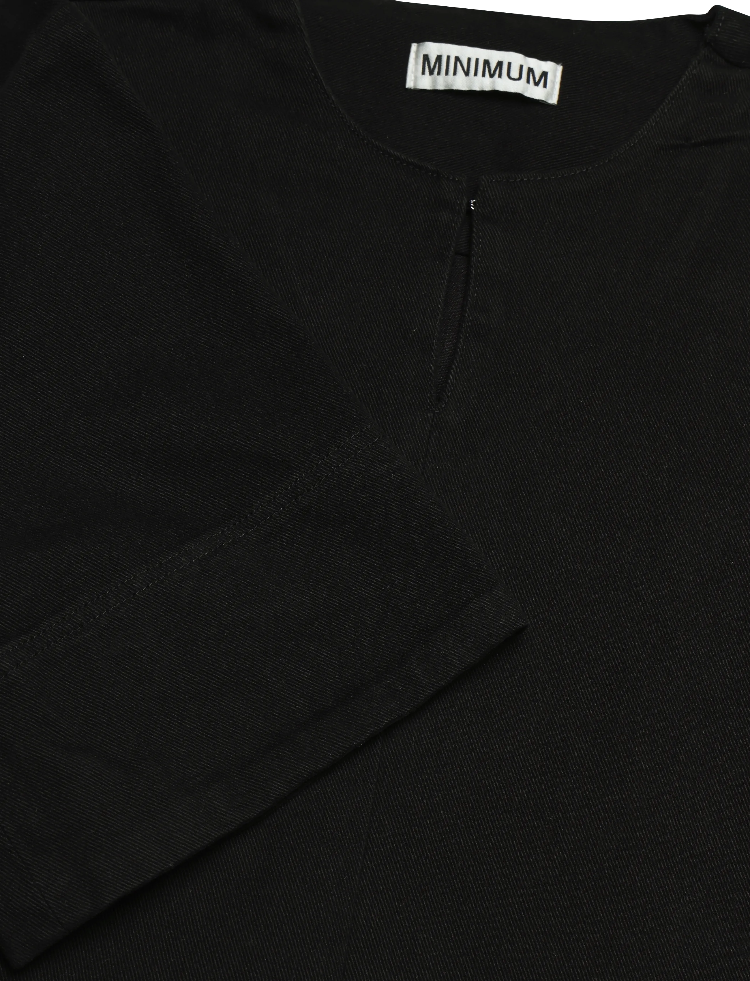 Minimum - Wilma dress 4579 - t-shirt-kleider - 999 black - 2