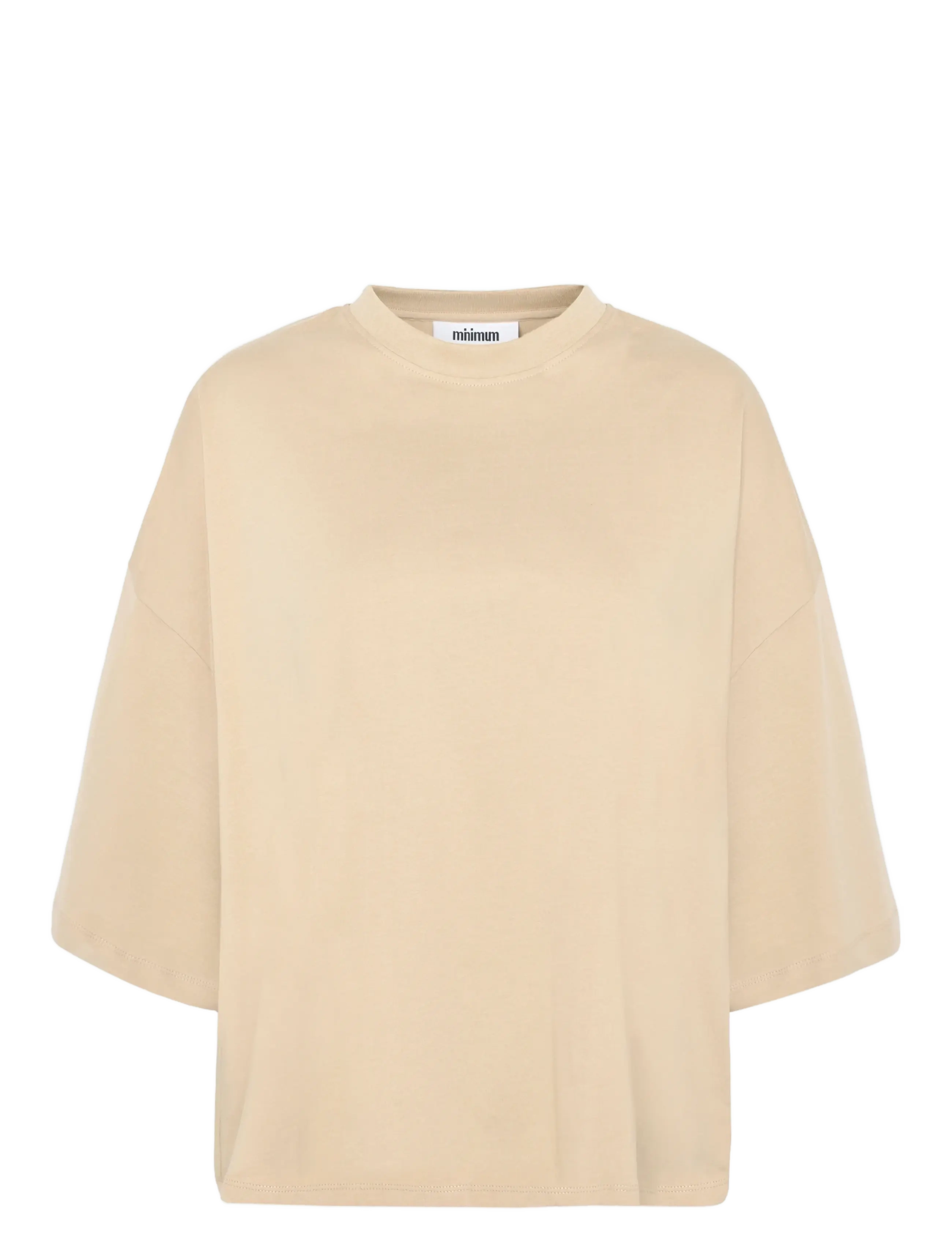 Minimum Mira t-shirt G029 - Minimum - 1109 CHINCHILLA / beige