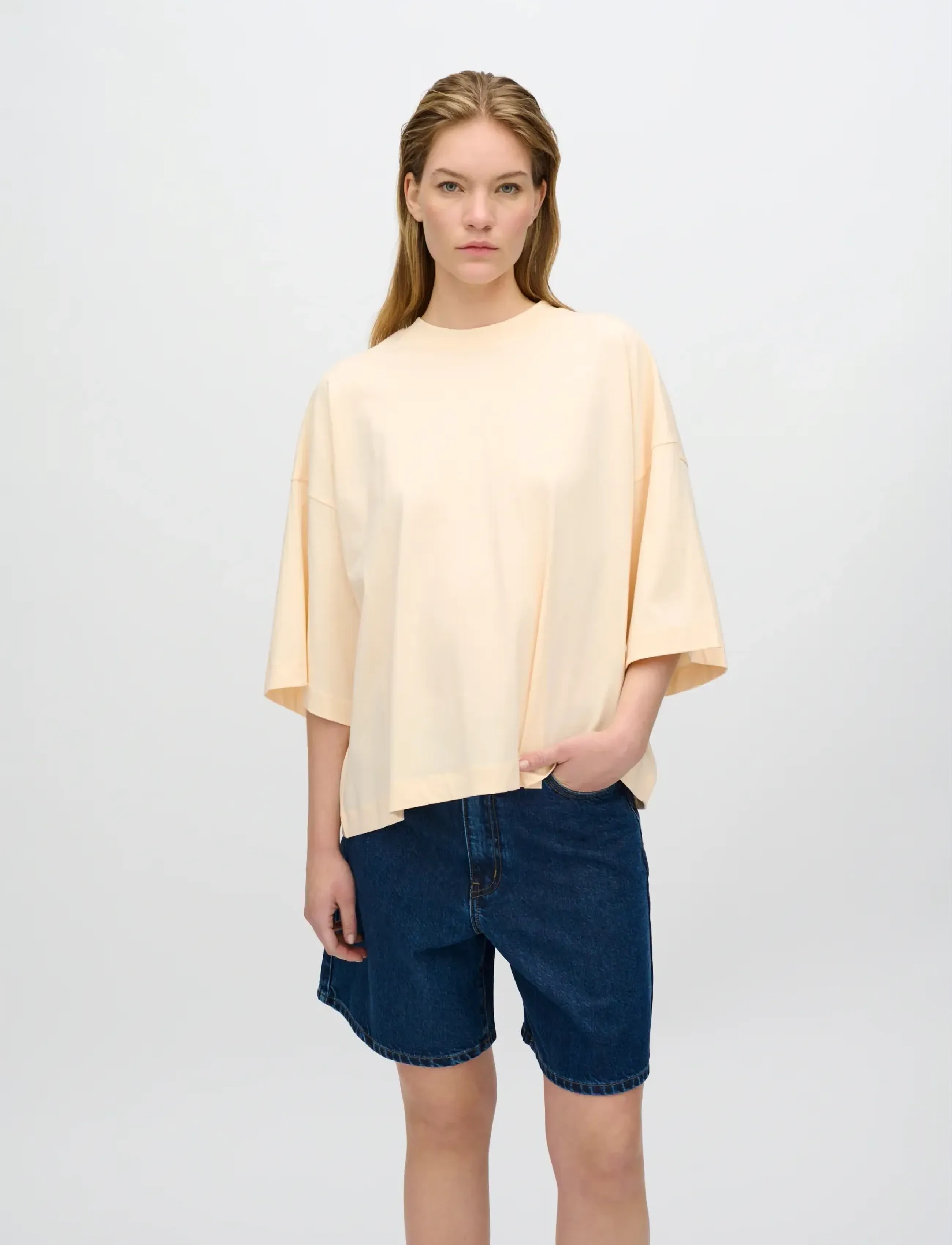 Minimum - Mira t-shirt G029 - laveste priser - 1110 creme de peche - 0