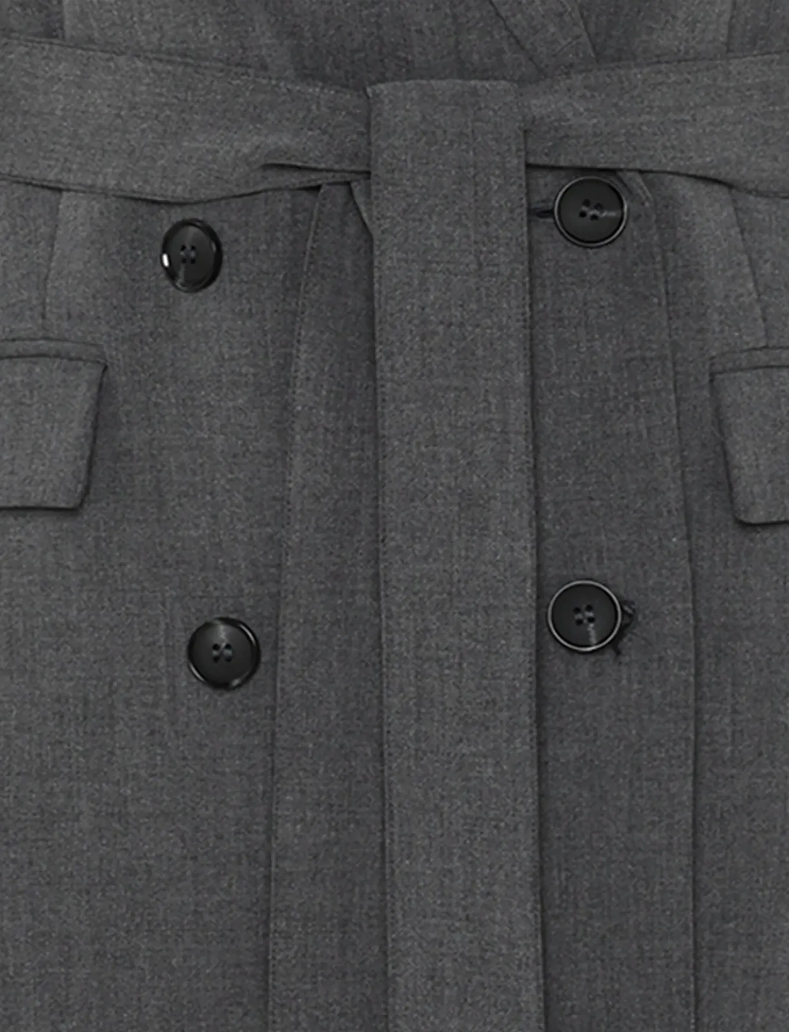 Minimum - Agnes coat 4317 - overtøj - 0203 gray pinstripe - 4