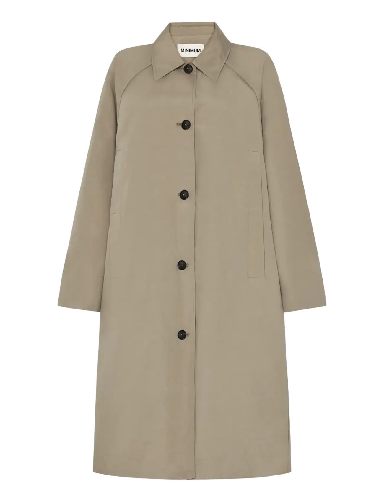 Minimum Laura coat 4318 - Tøj - 1708 WINTER TWIG / beige