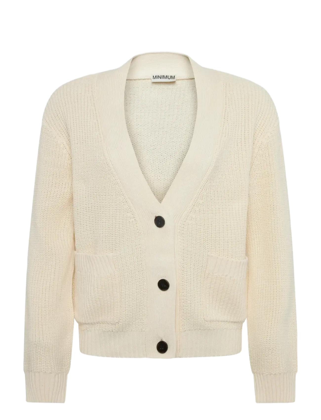 Minimum Gala cardigan G006 GOTS - Minimum - 0011 BUTTER CREAM / beige