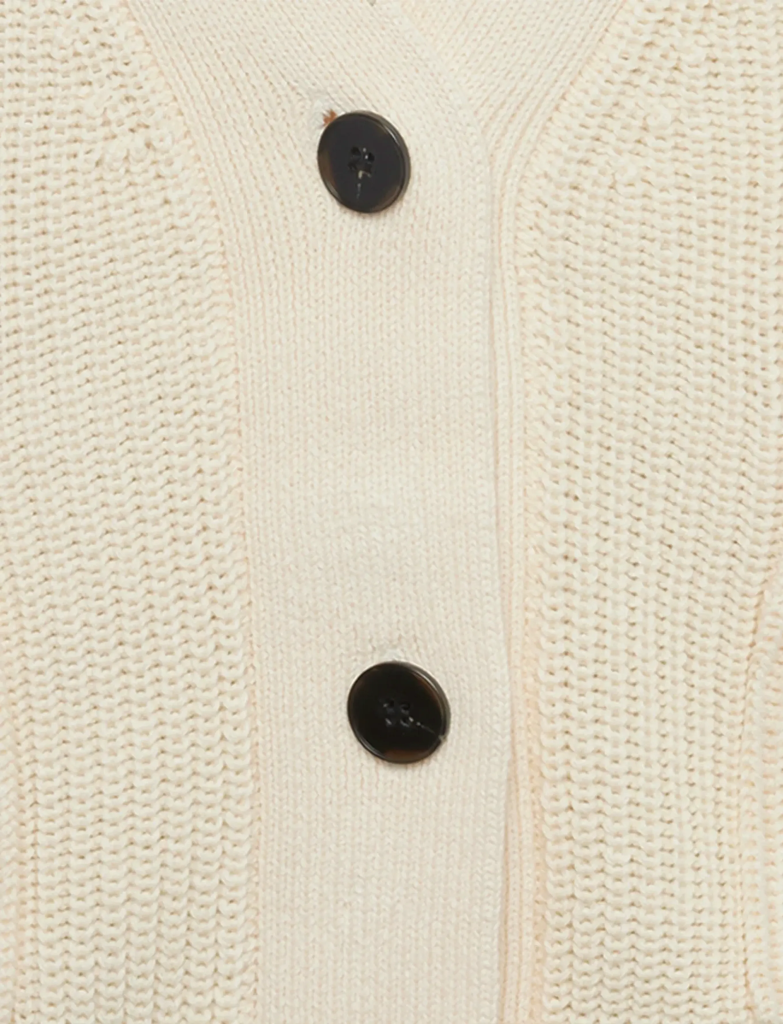Minimum - Gala cardigan G006 GOTS - cardigans - 0011 butter cream - 4
