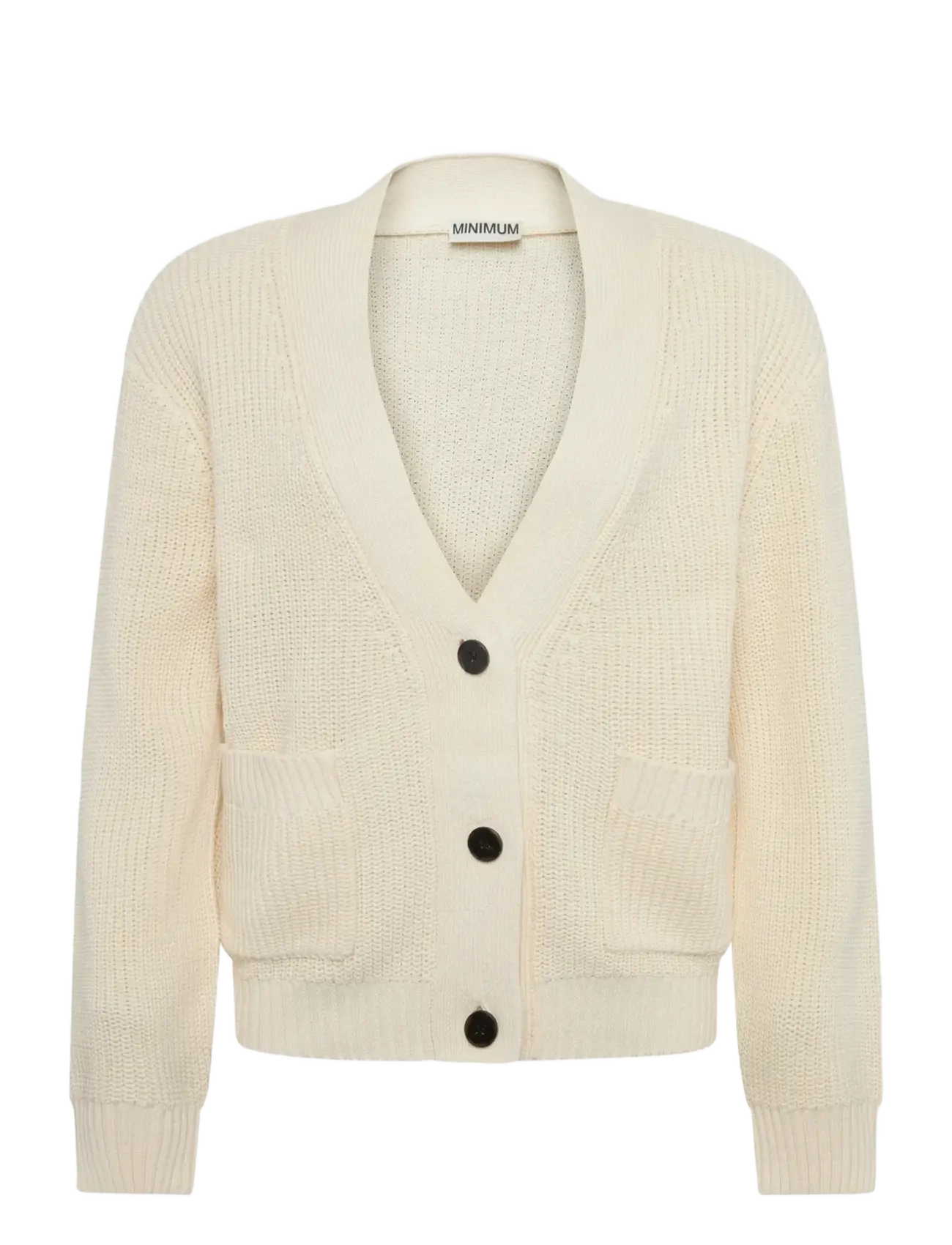 Minimum Gala cardigan G006 GOTS - Cardigans - 004 BROKEN WHITE / cream