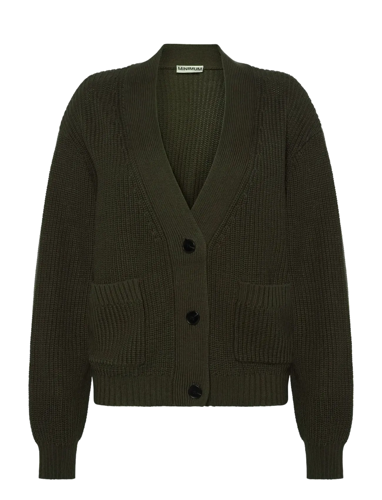 Minimum Gala cardigan G006 GOTS - Cardigans - 0506 BLACK INK / black