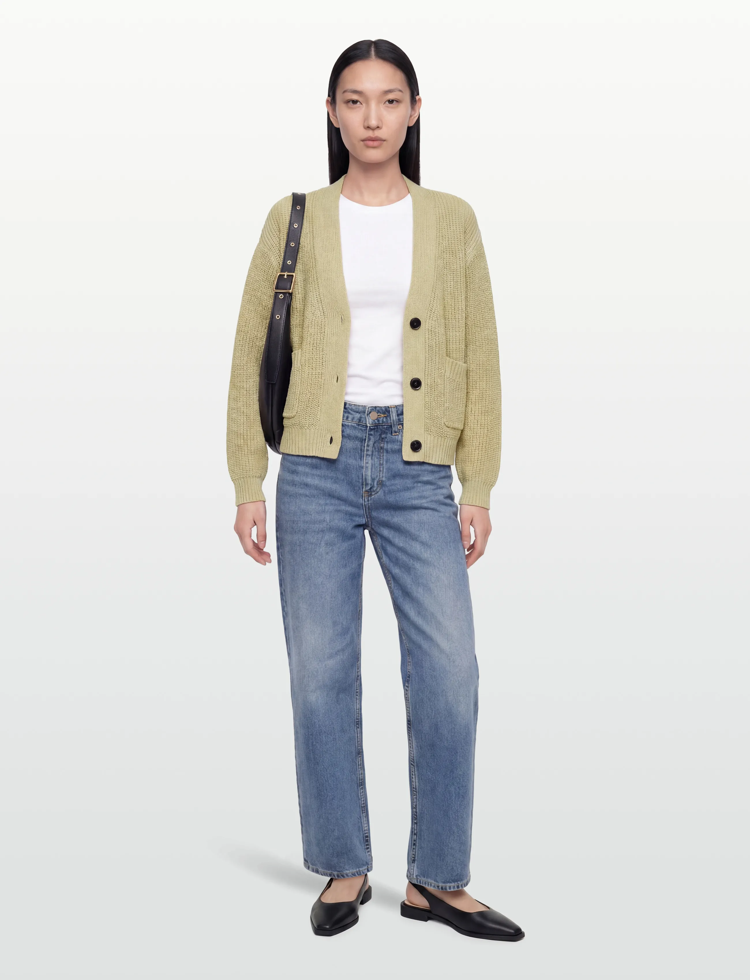 Minimum - Gala cardigan G006 GOTS - cardigans - 0513 eucalyptus - 0