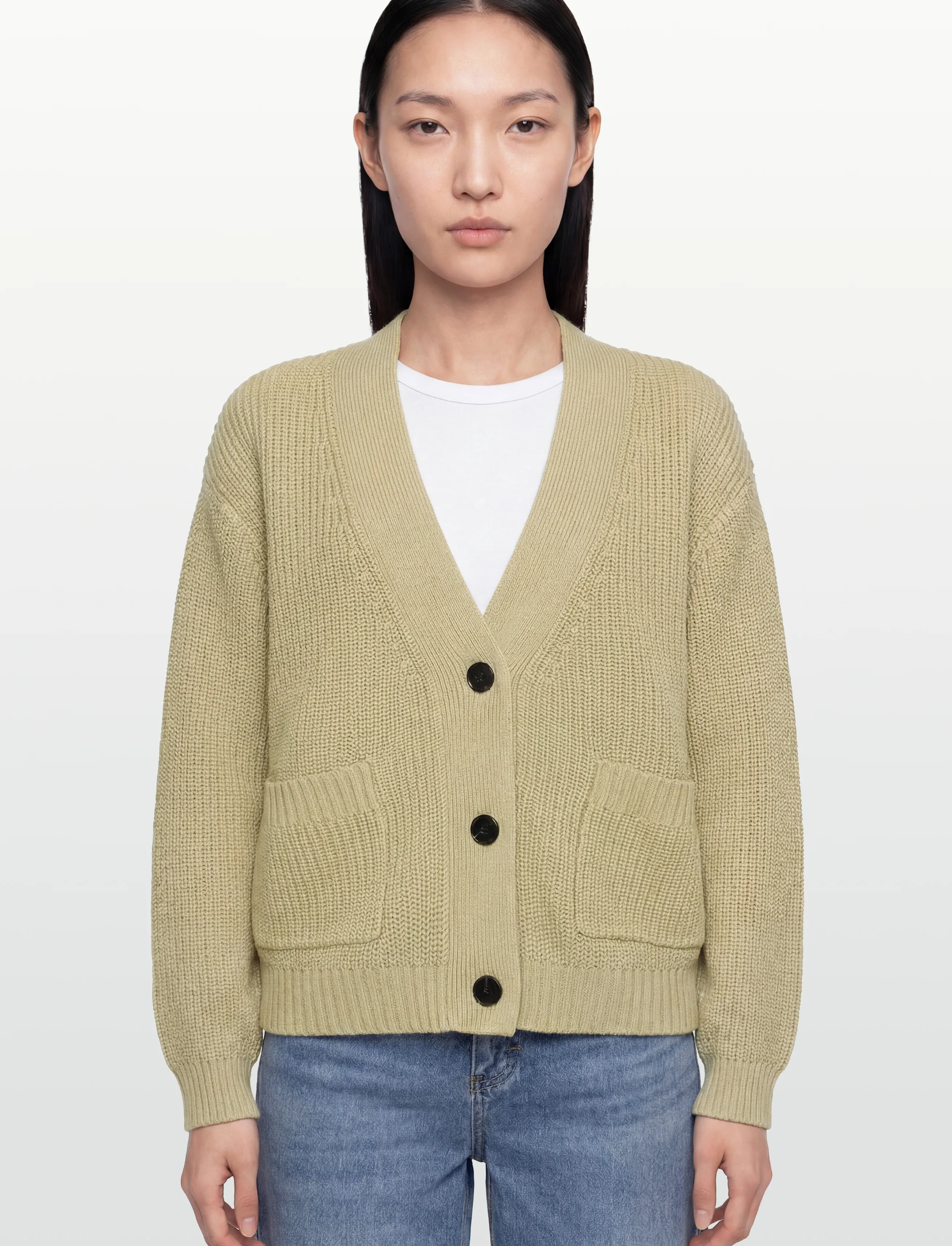 Minimum - Gala cardigan G006 GOTS - cardigans - 0513 eucalyptus - 3