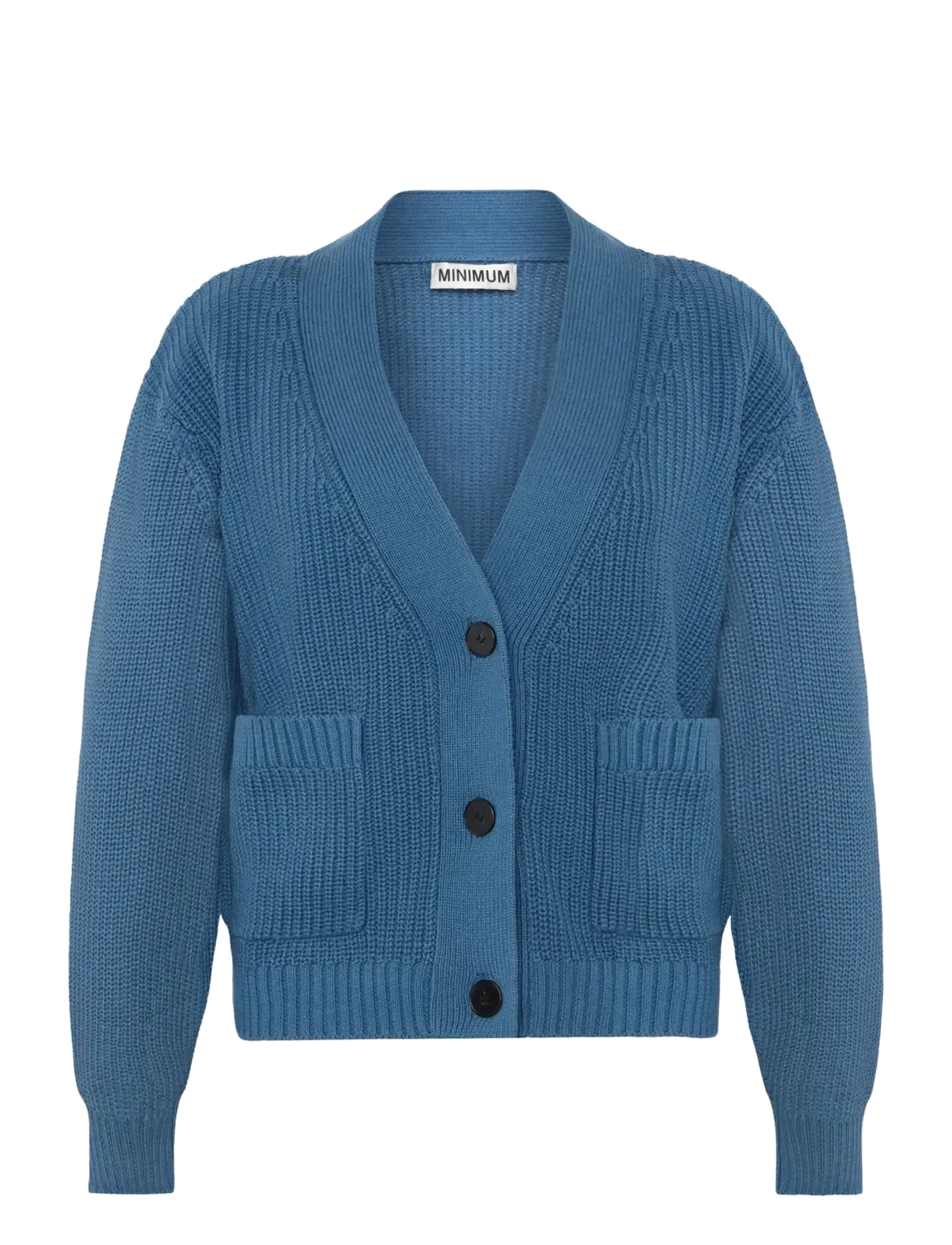 Minimum Gala cardigan G006 GOTS - Cardigans - 2340 BLUE ASHES / blue