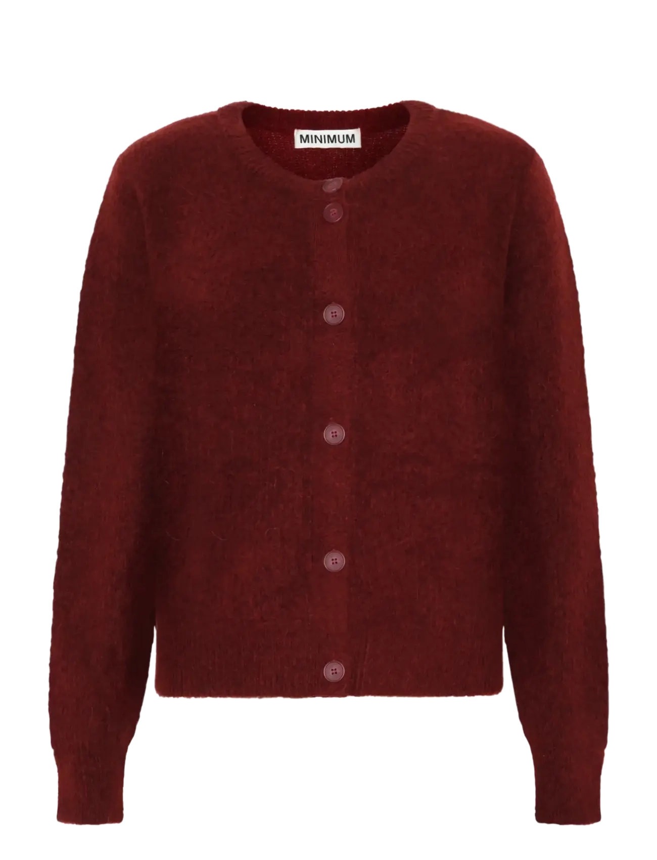 Minimum Kora cardigan 9965 - Minimum - 1534 MERLOT / burgundy