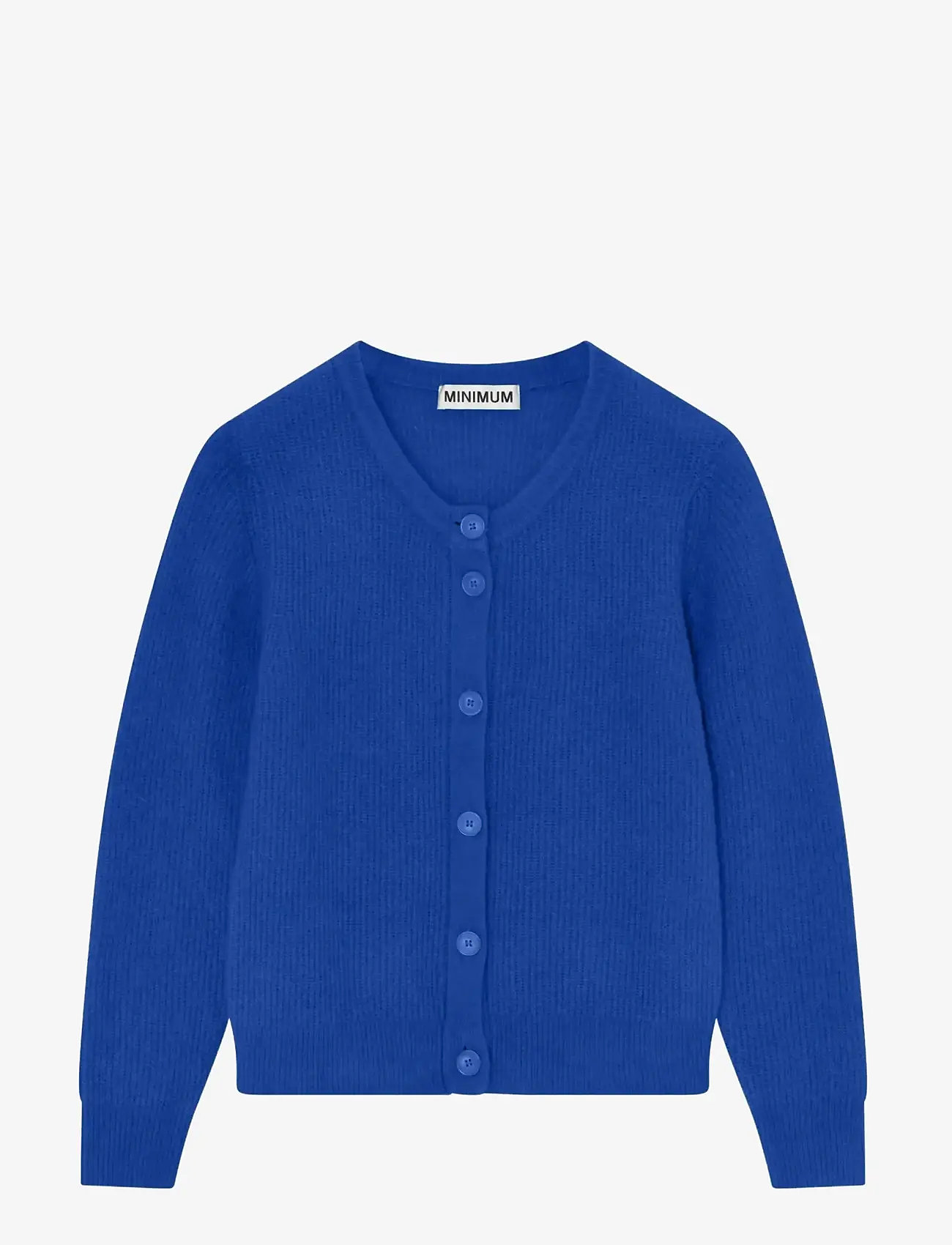 Minimum - Kora cardigan 9965 - efterårstøj - 4148 victoria blue - 0