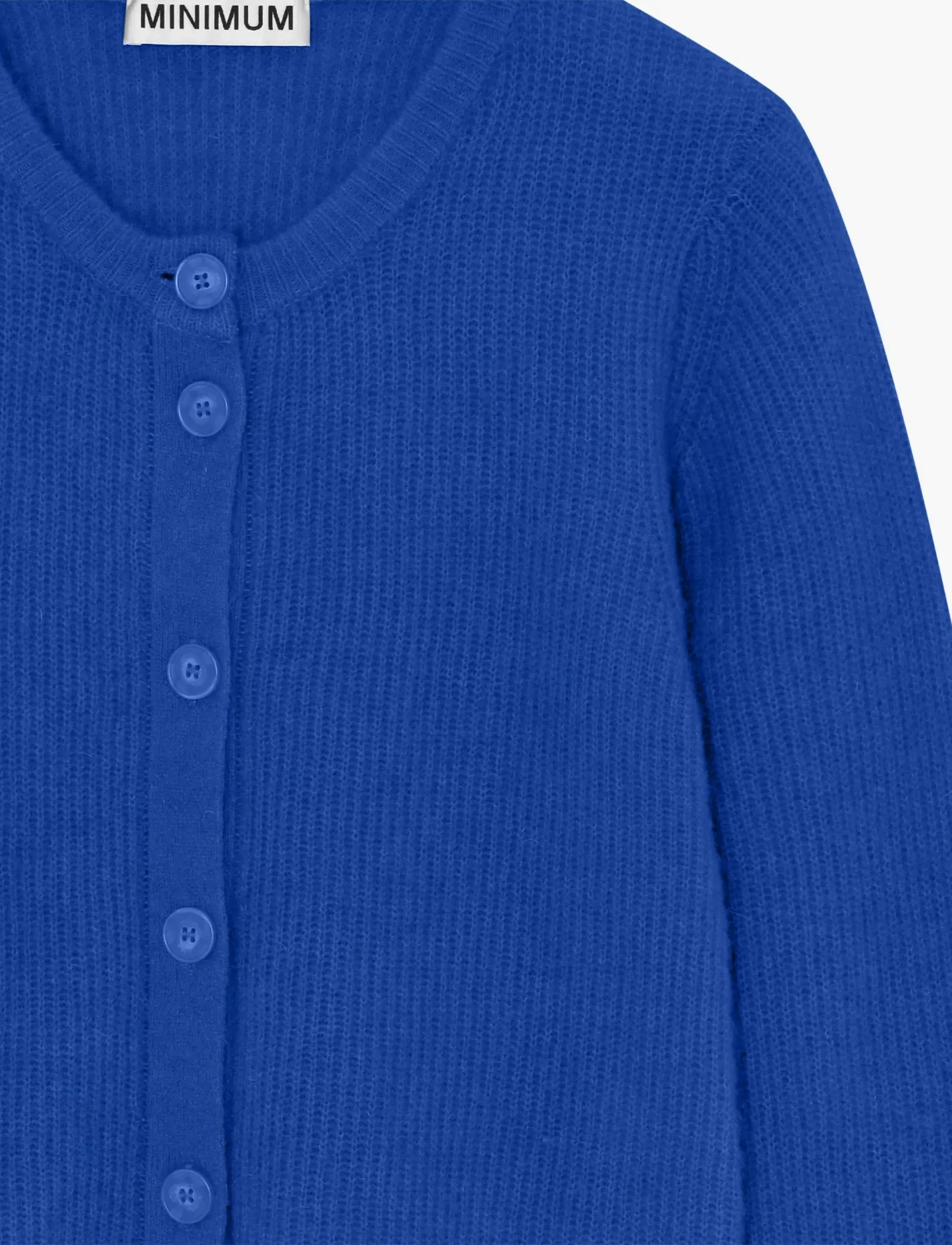 Minimum - Kora cardigan 9965 - cardigans - 4148 victoria blue - 5