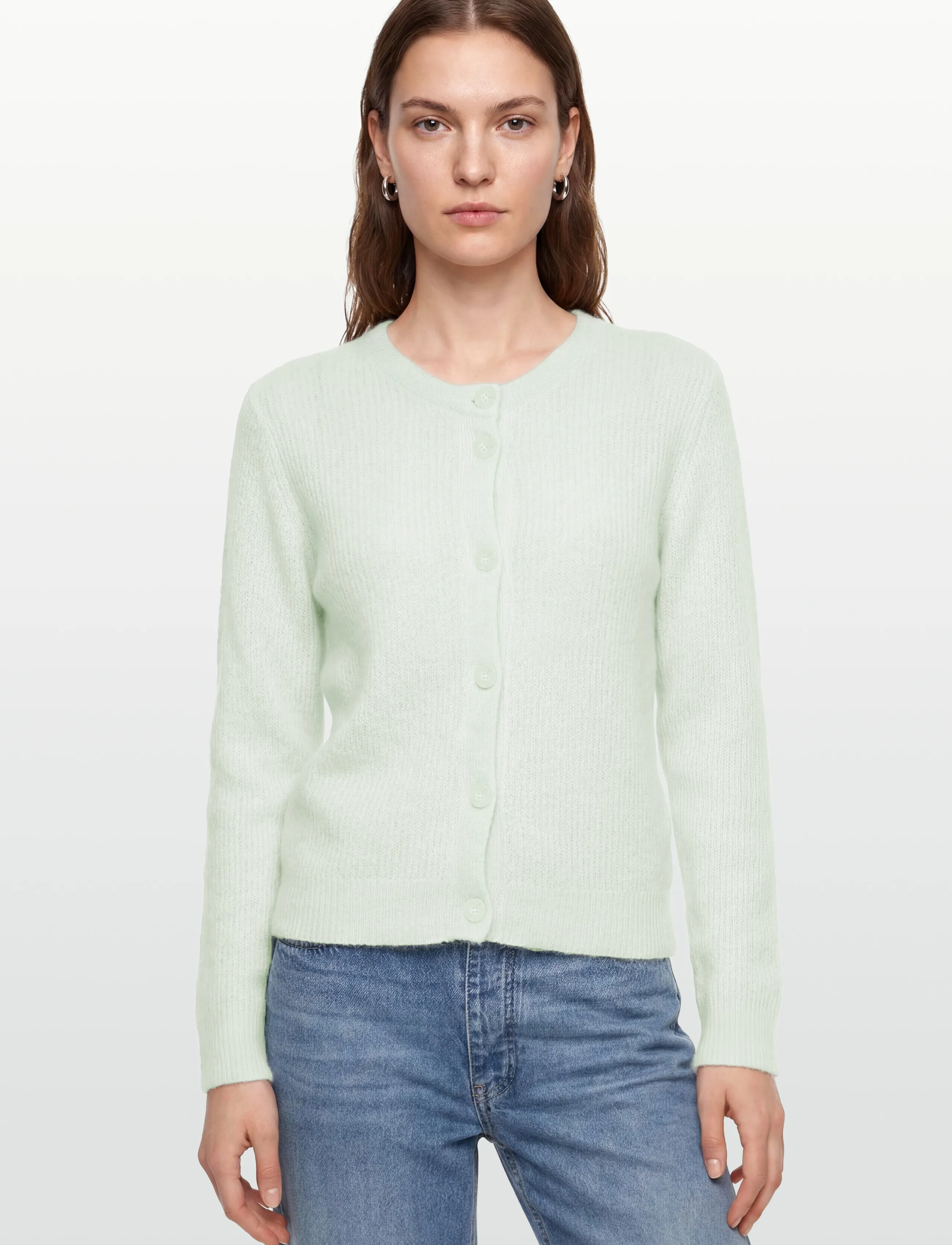 Minimum - Kora cardigan 9965 - cardigans - 5204 morning mist - 4