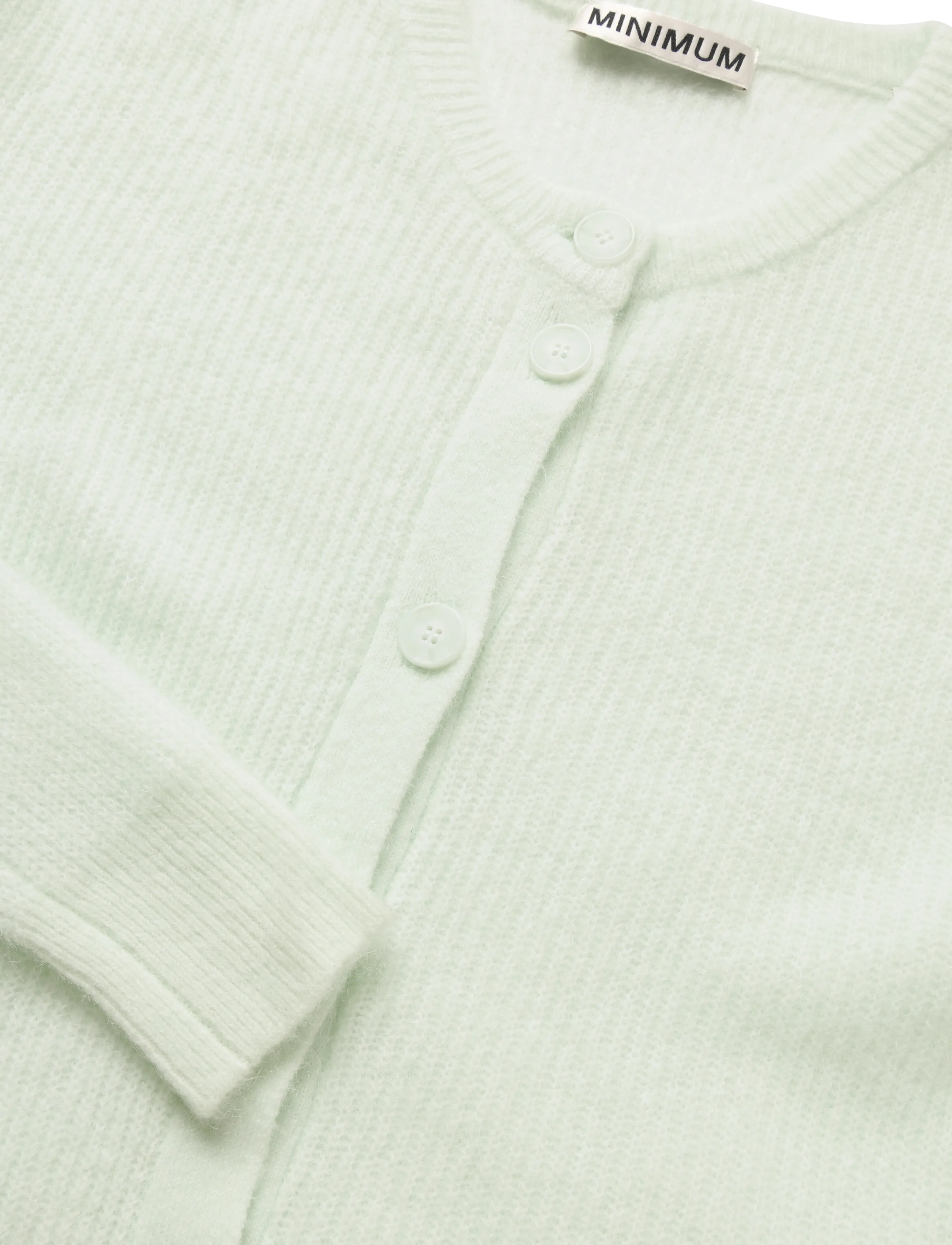 Minimum - Kora cardigan 9965 - cardigans - 5204 morning mist - 2