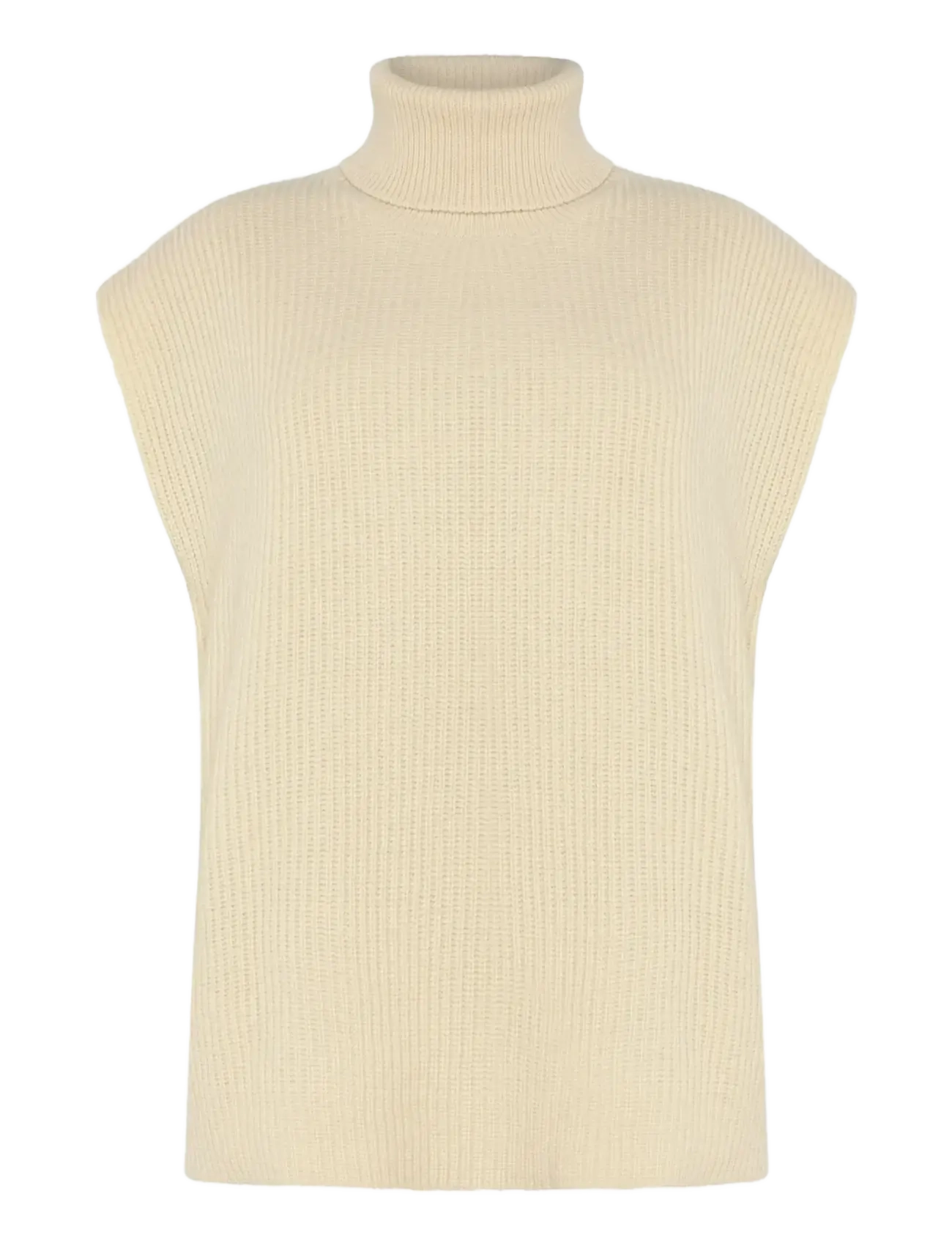 Minimum Naja knit vest 9954 - T-shirts & Toppe - 5202 TURTLEDOVE / beige