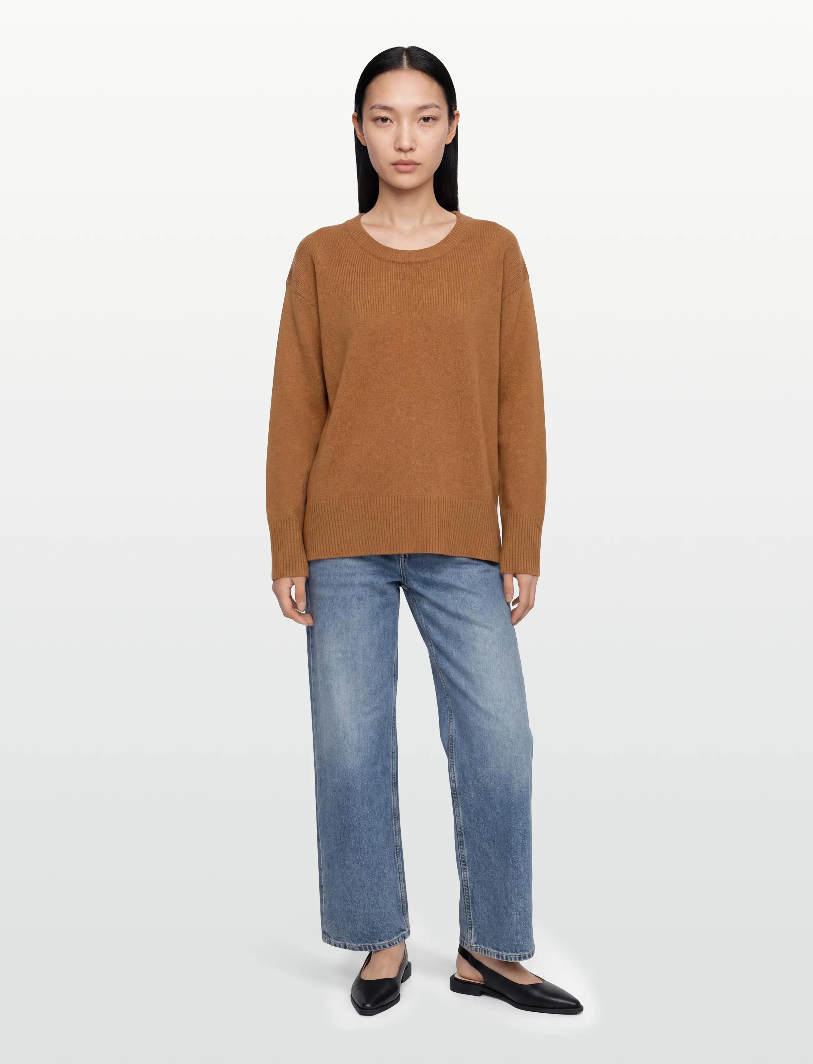 Minimum - Sasha knit 3912 - trøjer - 1137 cashew - 0