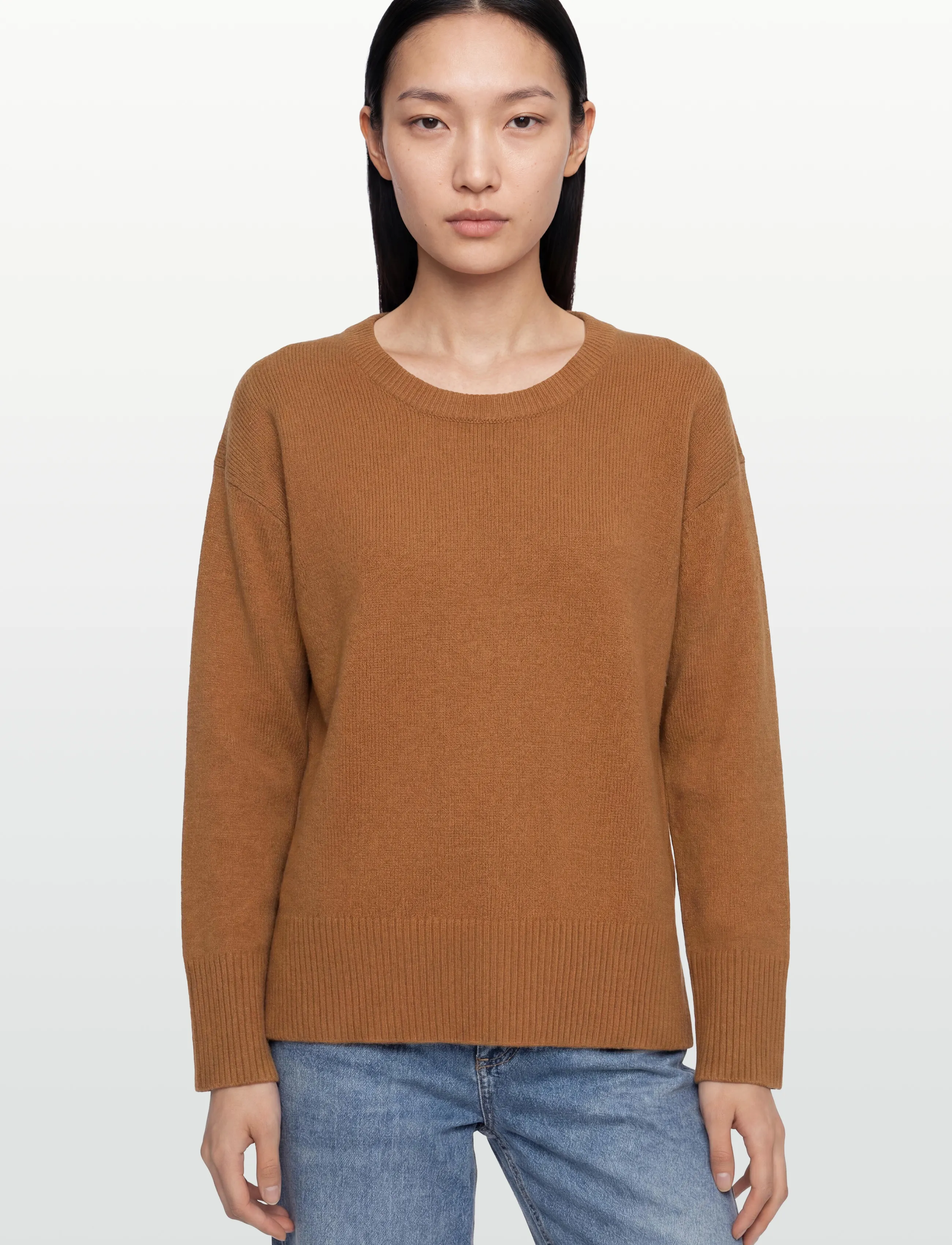 Minimum - Sasha knit 3912 - trøjer - 1137 cashew - 3