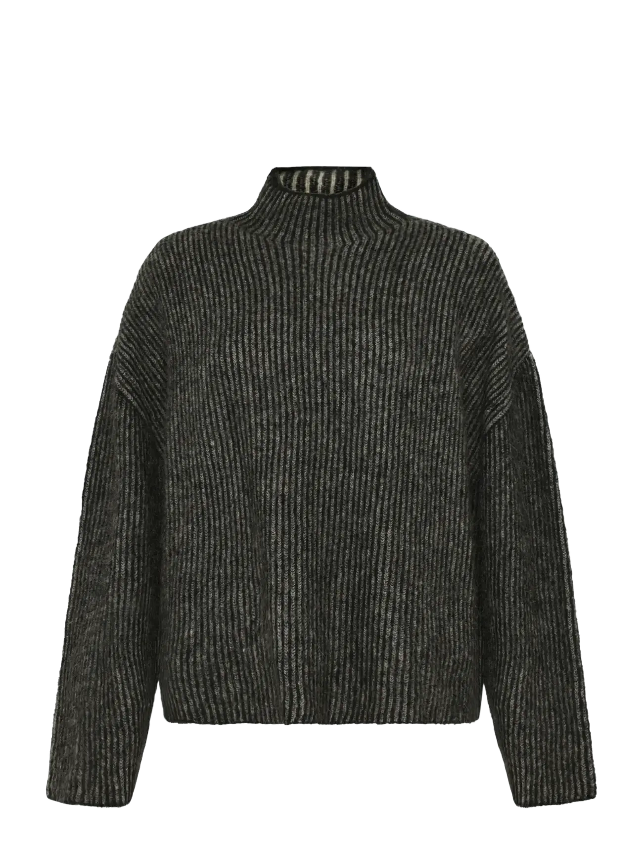 Minimum Mercy knit 4465 - Rollkragenpullover - 999 BLACK / black