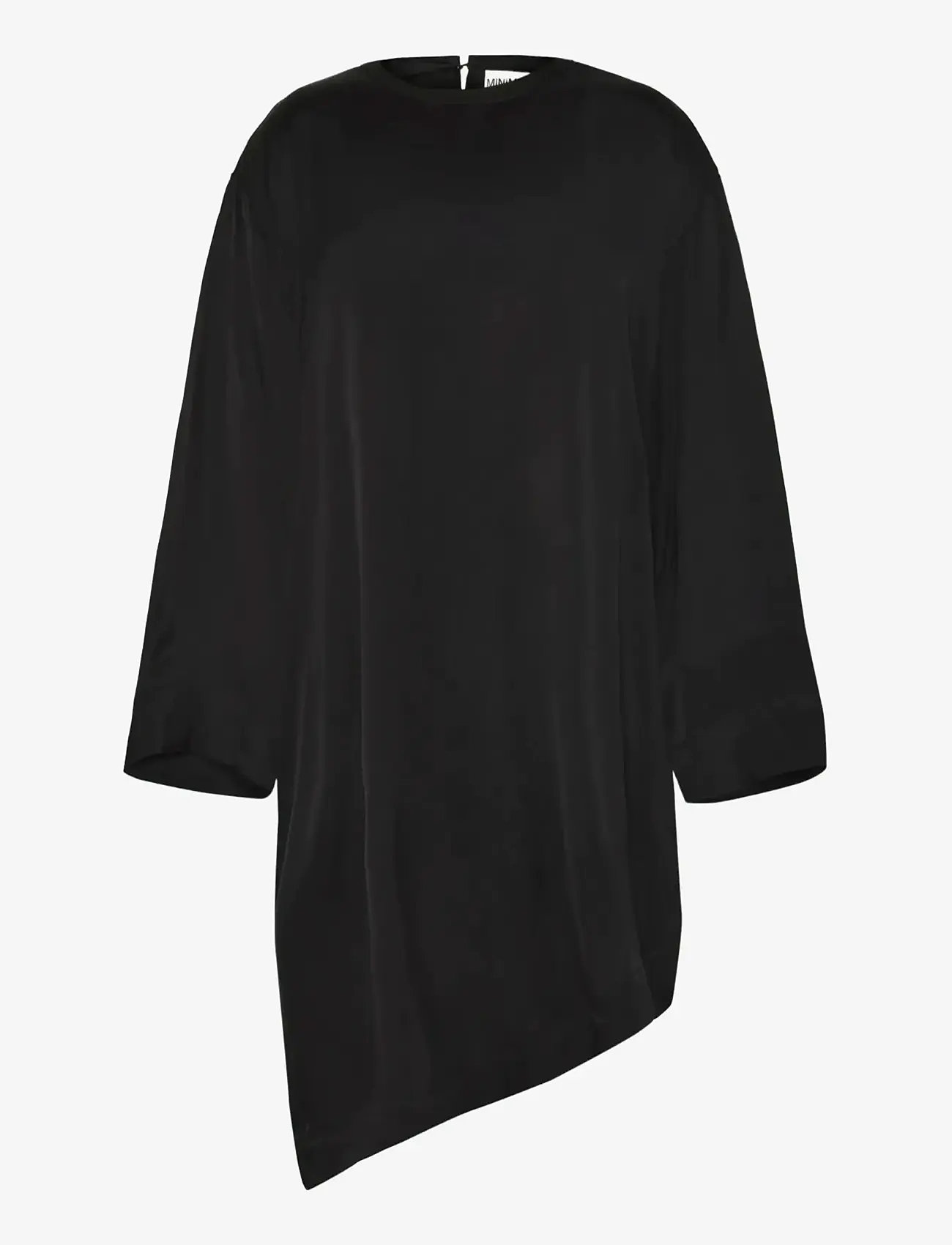 Minimum - Joustine dress 4165 - midikleidid - 999 black - 1