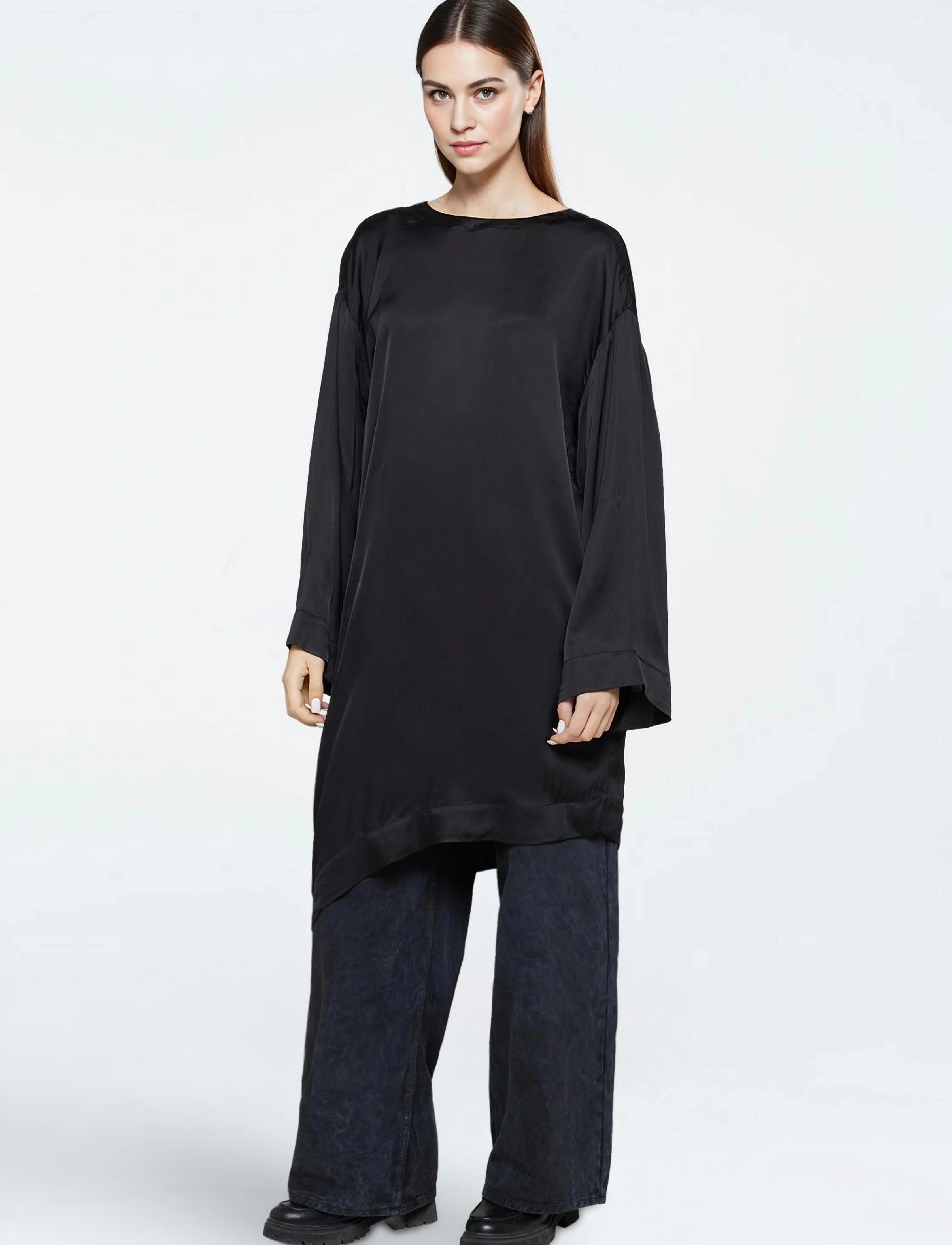 Minimum Joustine dress 4165 - Midikleider - 999 BLACK / black