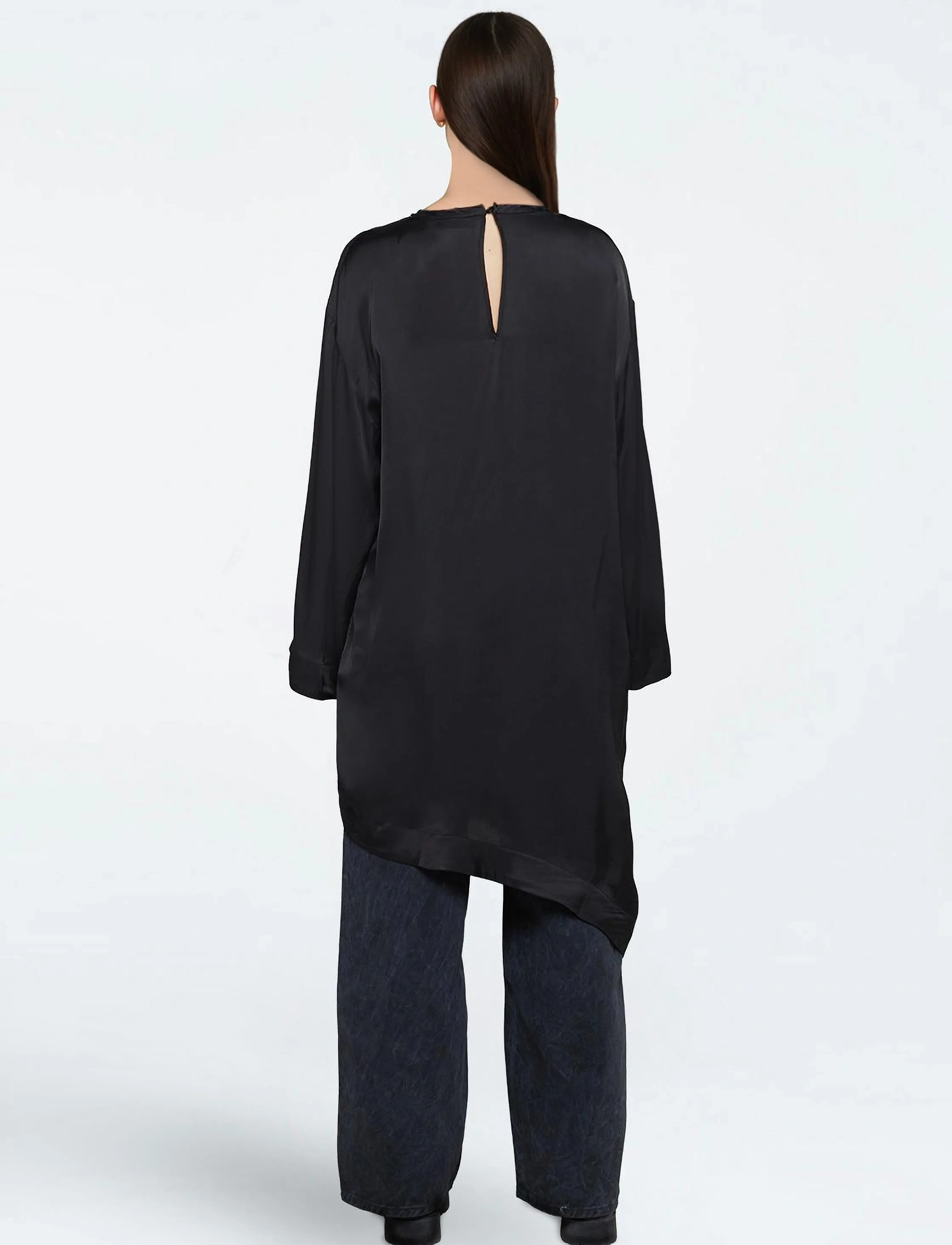 Minimum - Joustine dress 4165 - midimekot - 999 black - 3
