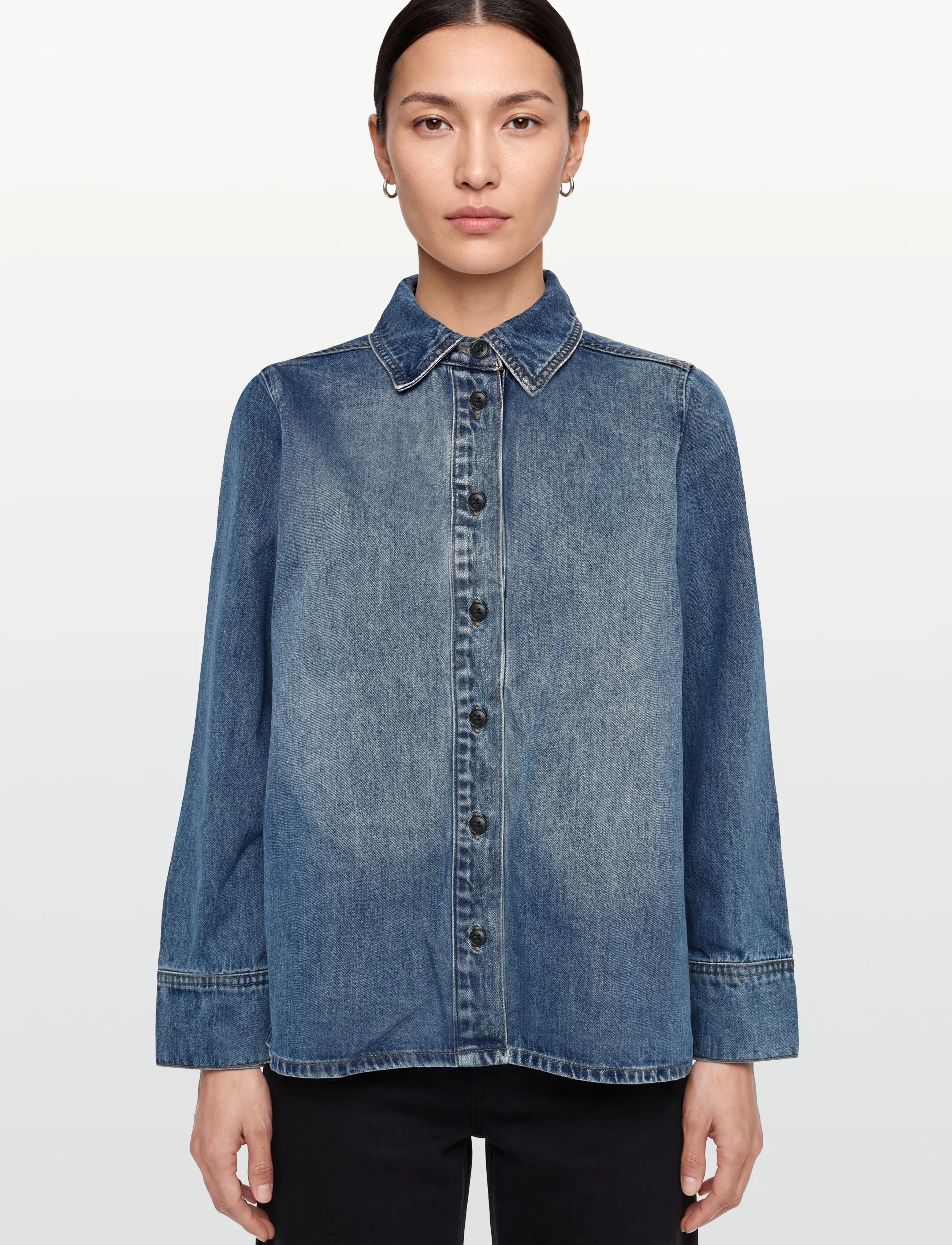 Minimum - Andrea shirt 4515 - denimskjorter - 1001 light blue - 3