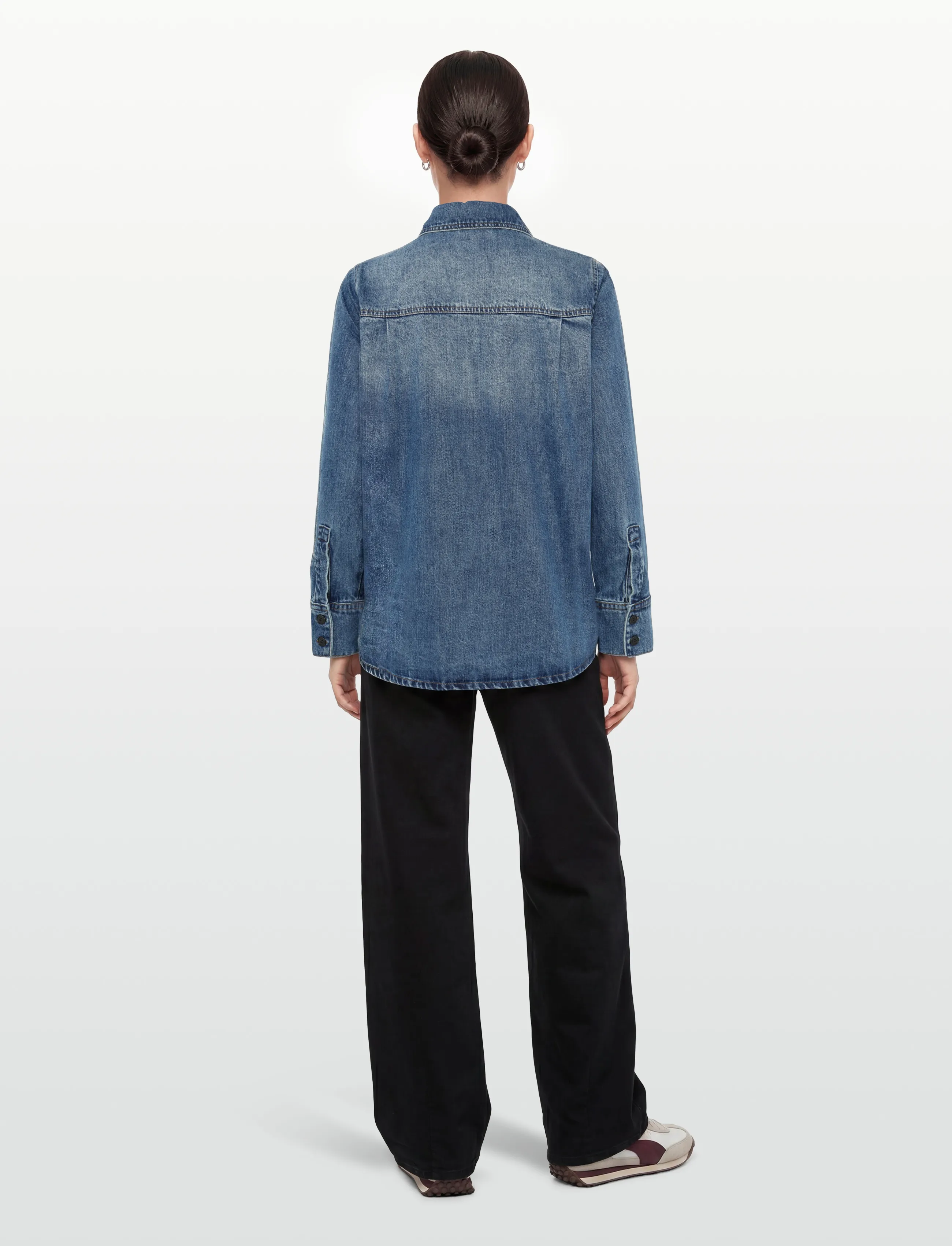 Minimum - Andrea shirt 4515 - denimskjorter - 1001 light blue - 4