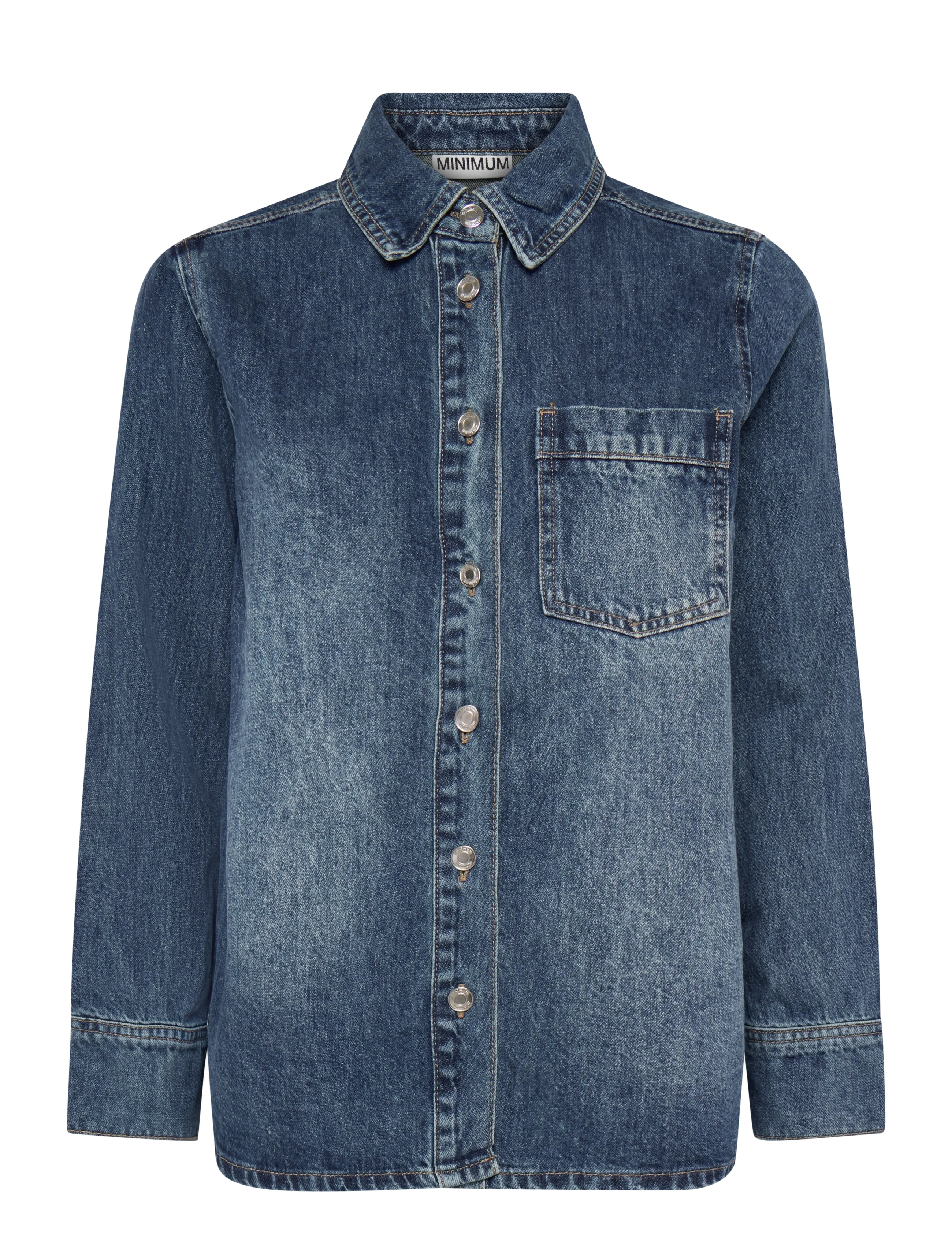 Minimum Andrea shirt 4573 - Denimtøj - 1938 GIBRALTAR SEA / blue