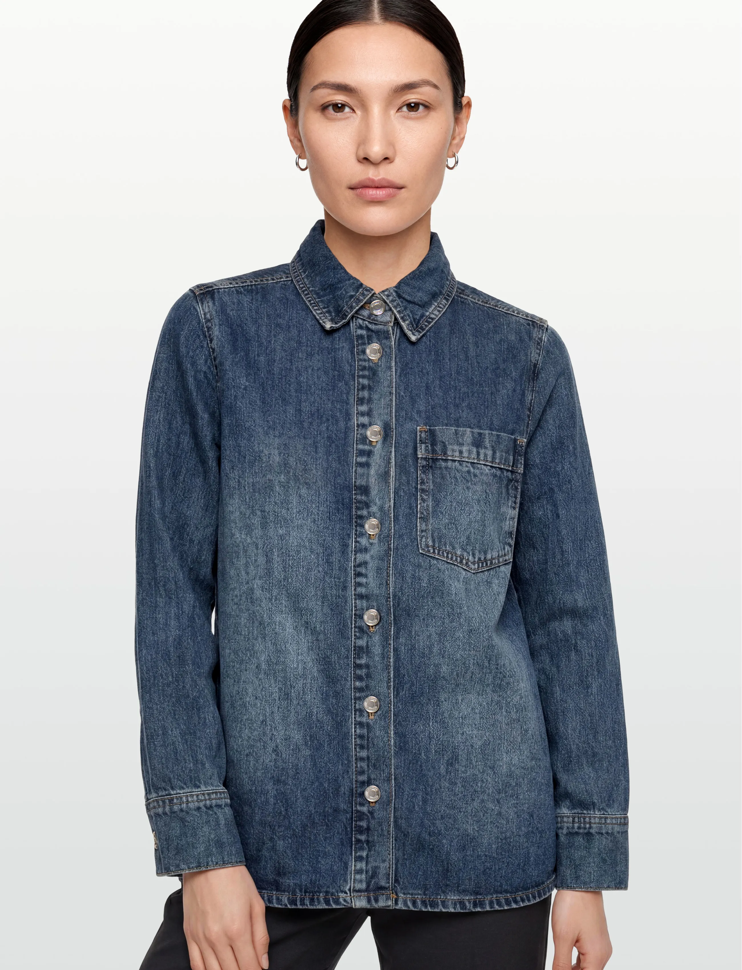 Minimum - Andrea shirt 4573 - denimskjorter - 1938 gibraltar sea - 3