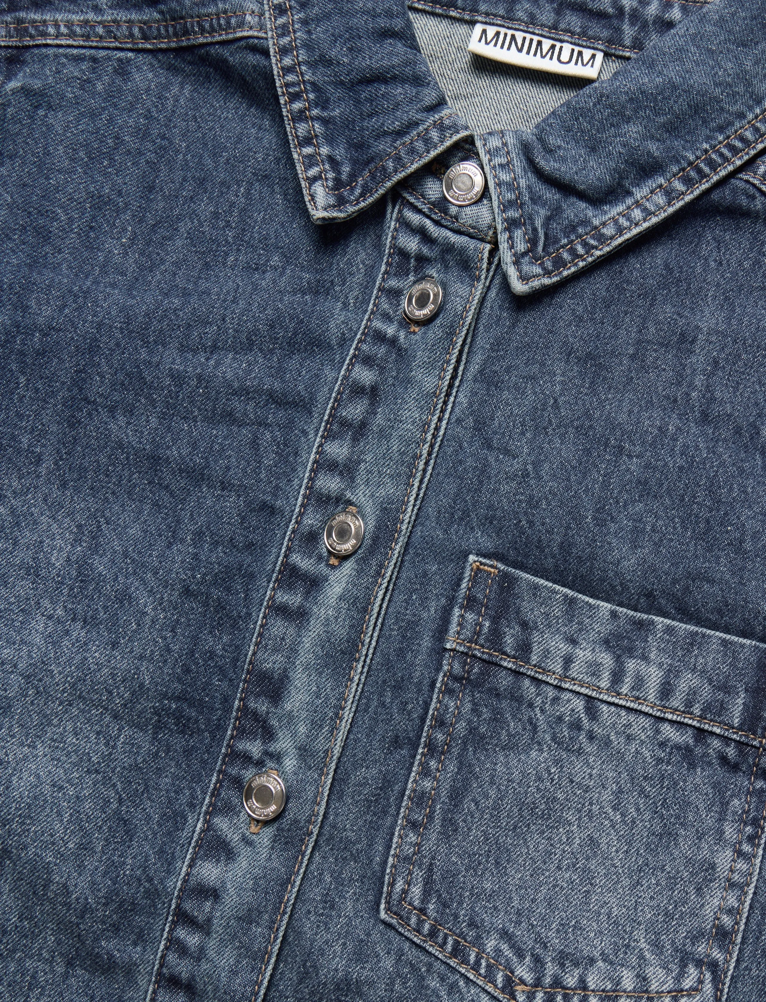 Minimum - Andrea shirt 4573 - denimskjorter - 1938 gibraltar sea - 5