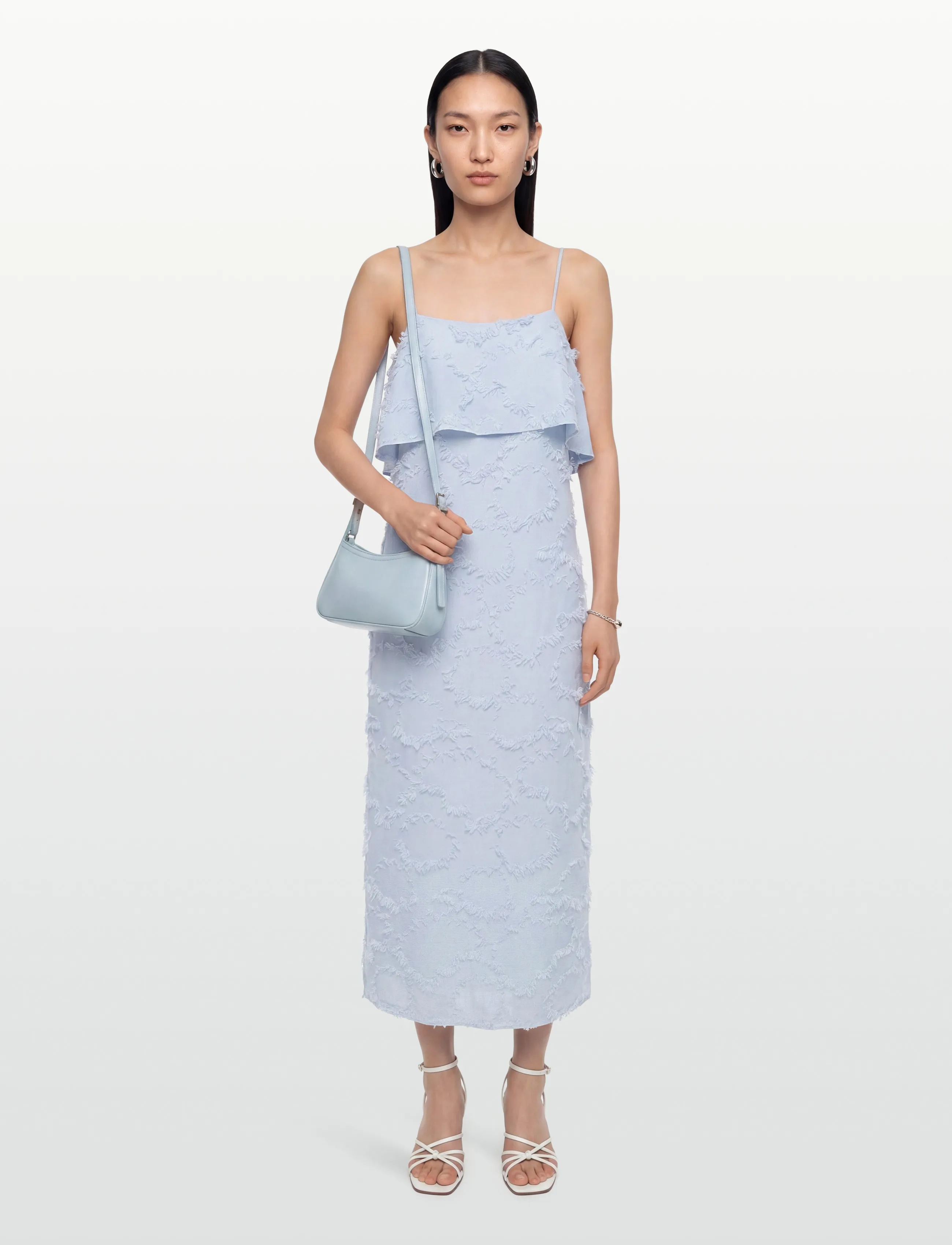 Minimum Aire strap dress 4584 - Midikjoler - 4115 CASHMERE BLUE / blue